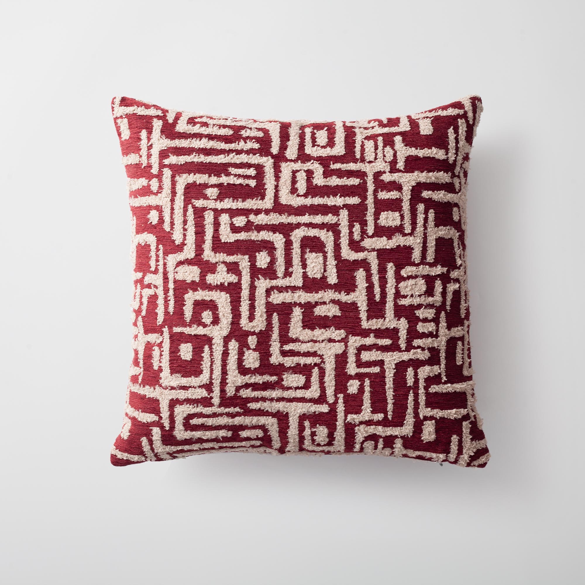 " Eliza & Sense " - Dekoratif Yastık- 3'lü Kombin Set - Bordo