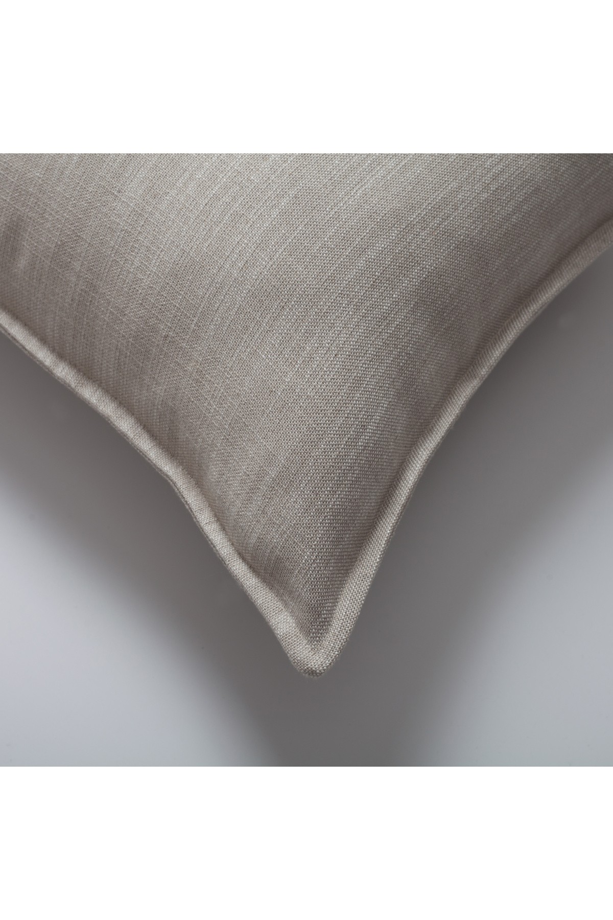 "Porto" - Linen Square Pillow 20x20 Inch - Linen (Cover Only)