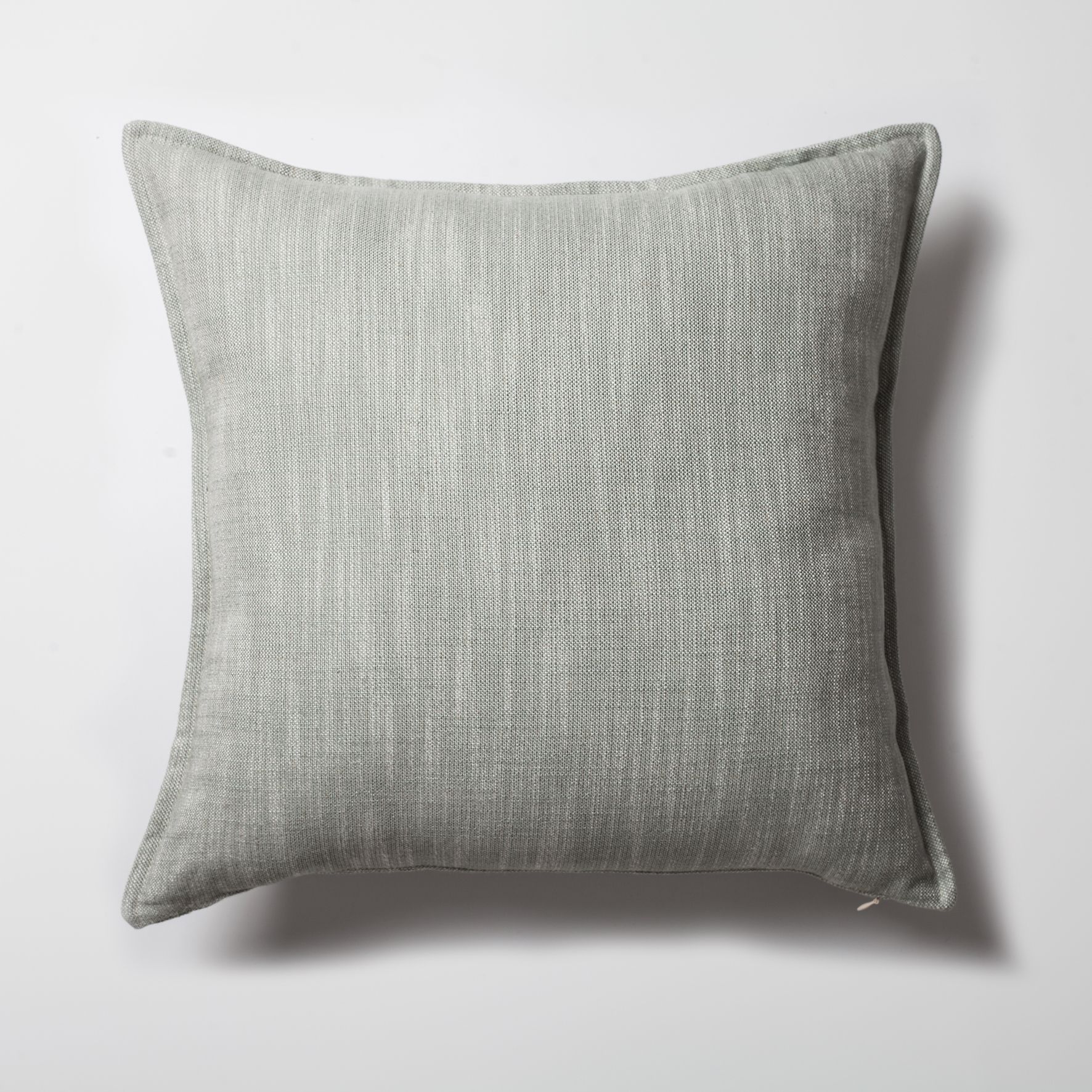 "Porto" - Linen Square Pillow 20x20 Inch - Mint Green (Cover Only)