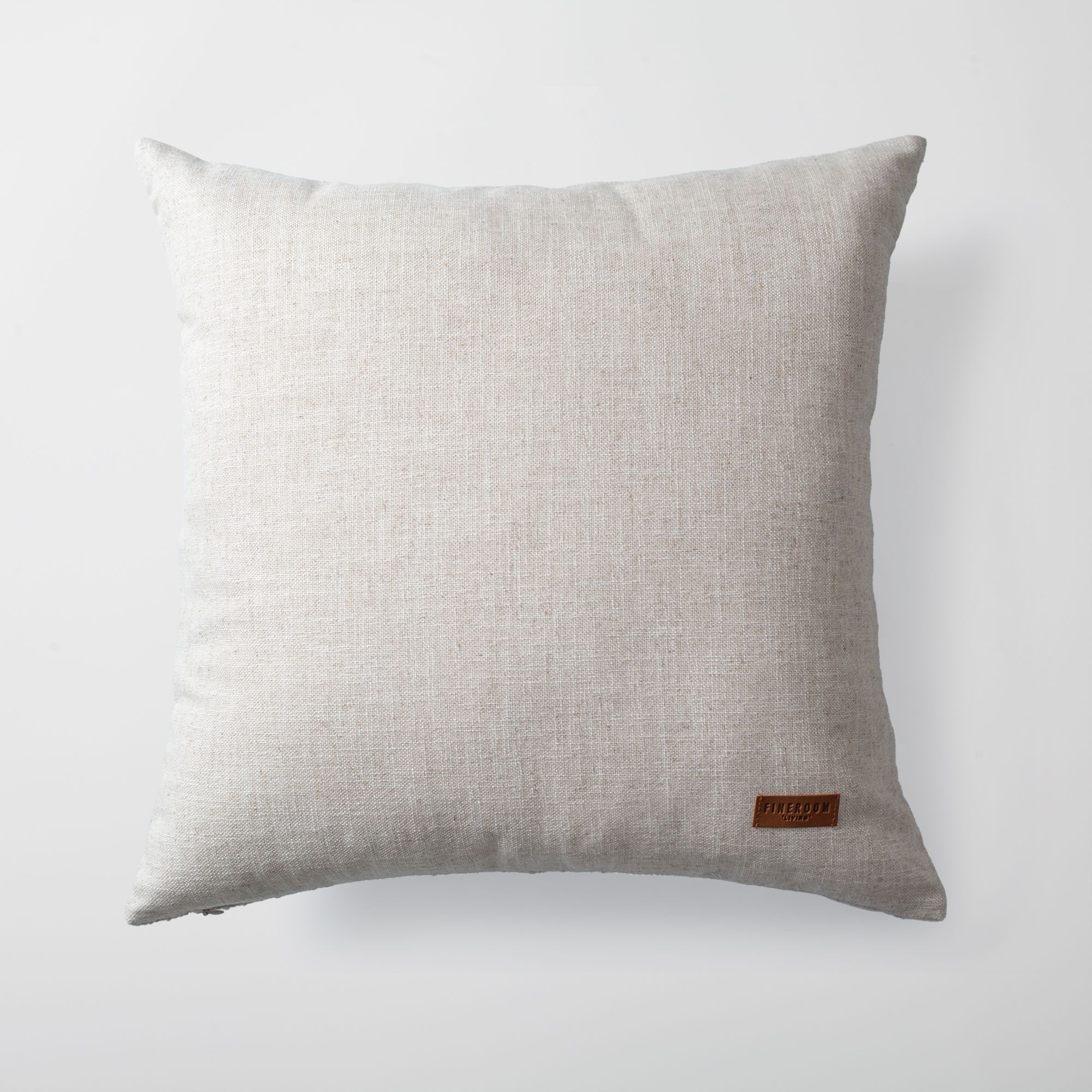 "Sense" - Linen Gradient Striped Herringbone Patterned Pillow 12x20 Inch - Orange (Cover Only)