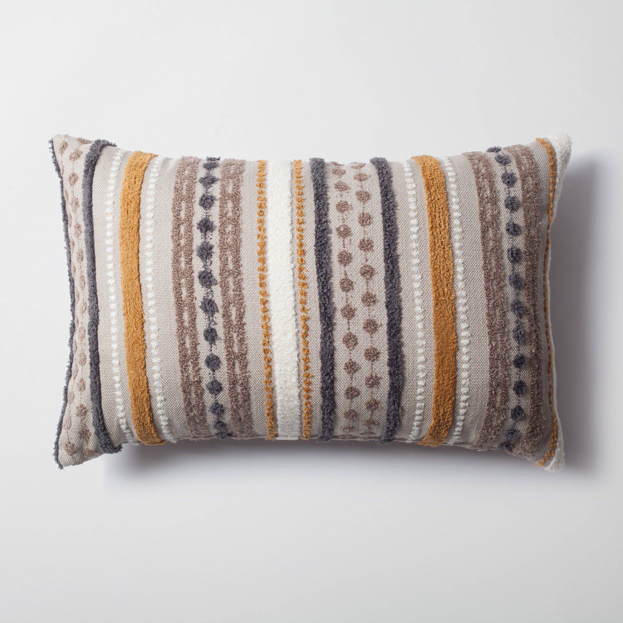 "Loom" Linen Tasseled Bed Runner + 4 Pillow Set Nomad (Cover Only)