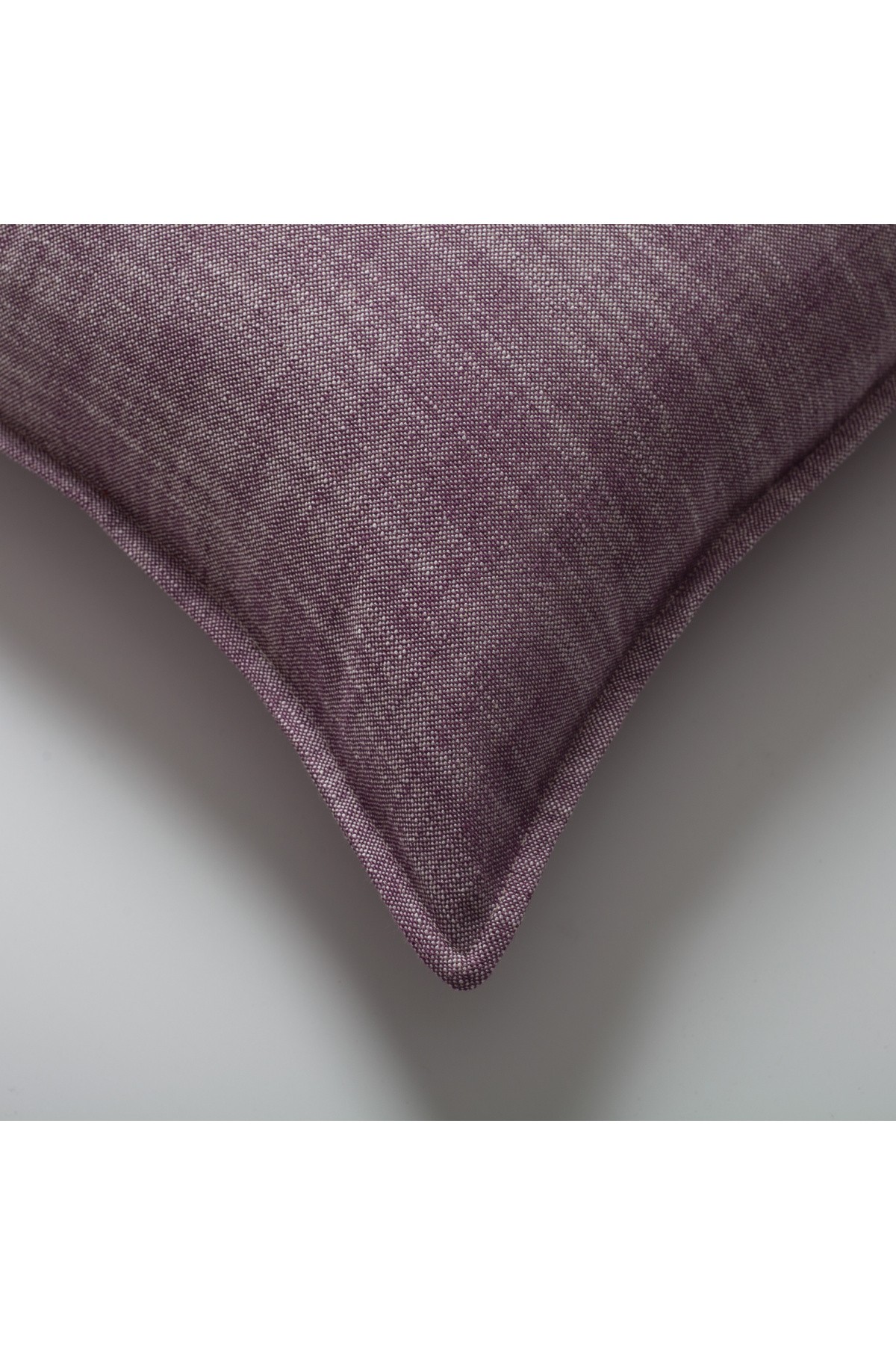 "Porto" - Linen Square Pillow 20x20 Inch - Purple (Cover Only)