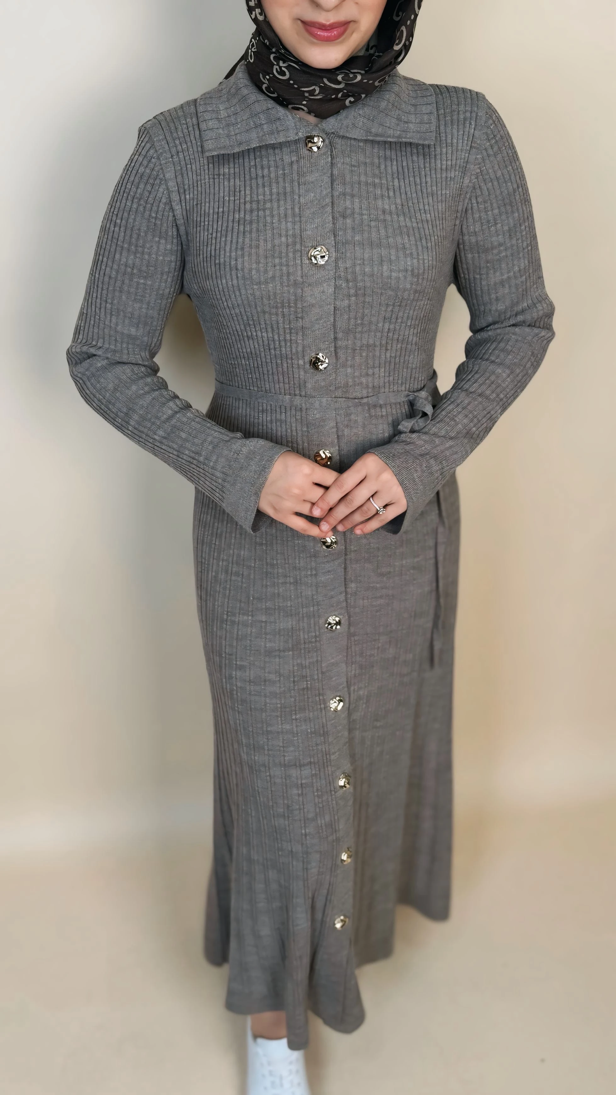 Viyena Model Fitilli Triko Elbise