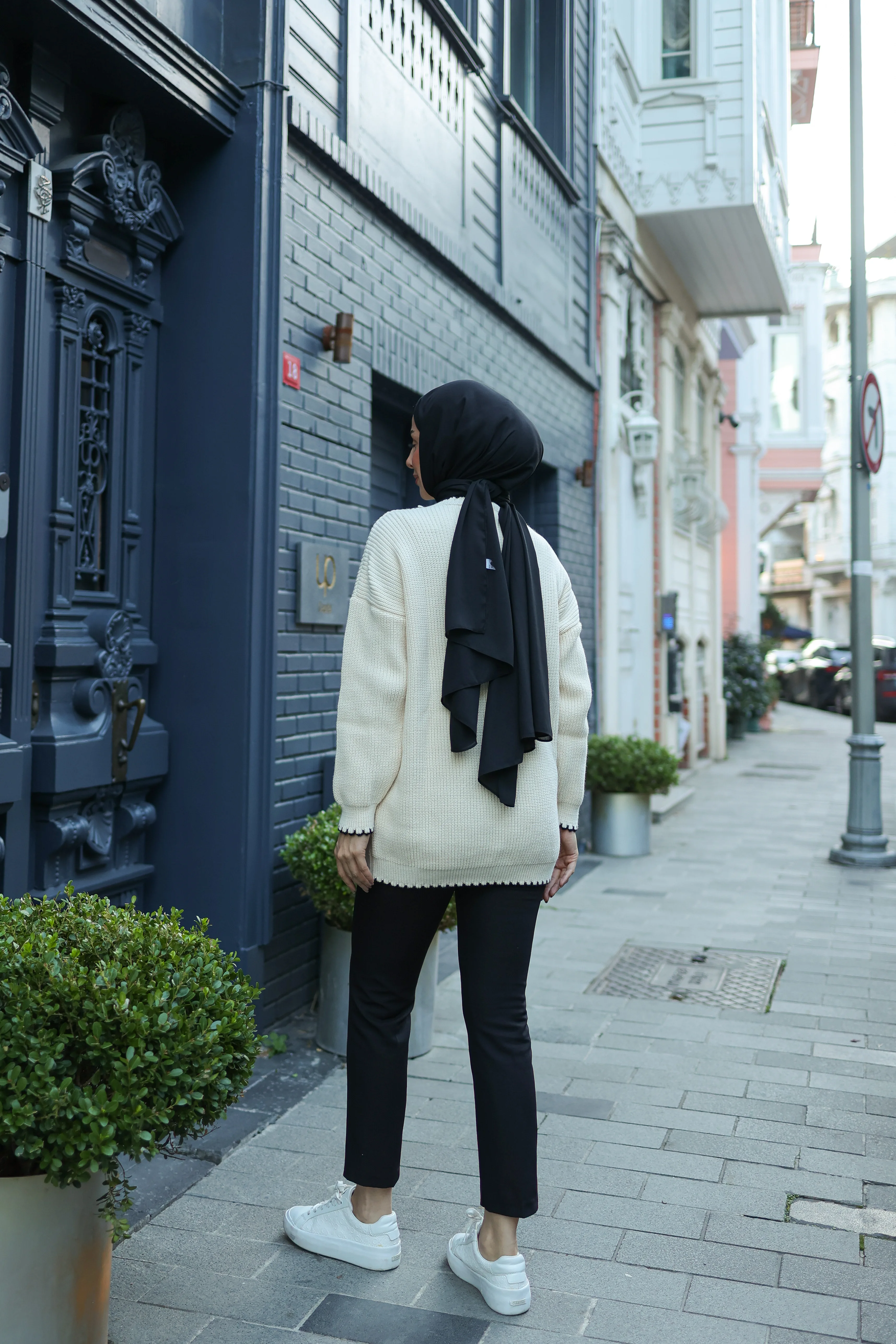 Luazul Oversize Triko Kazak