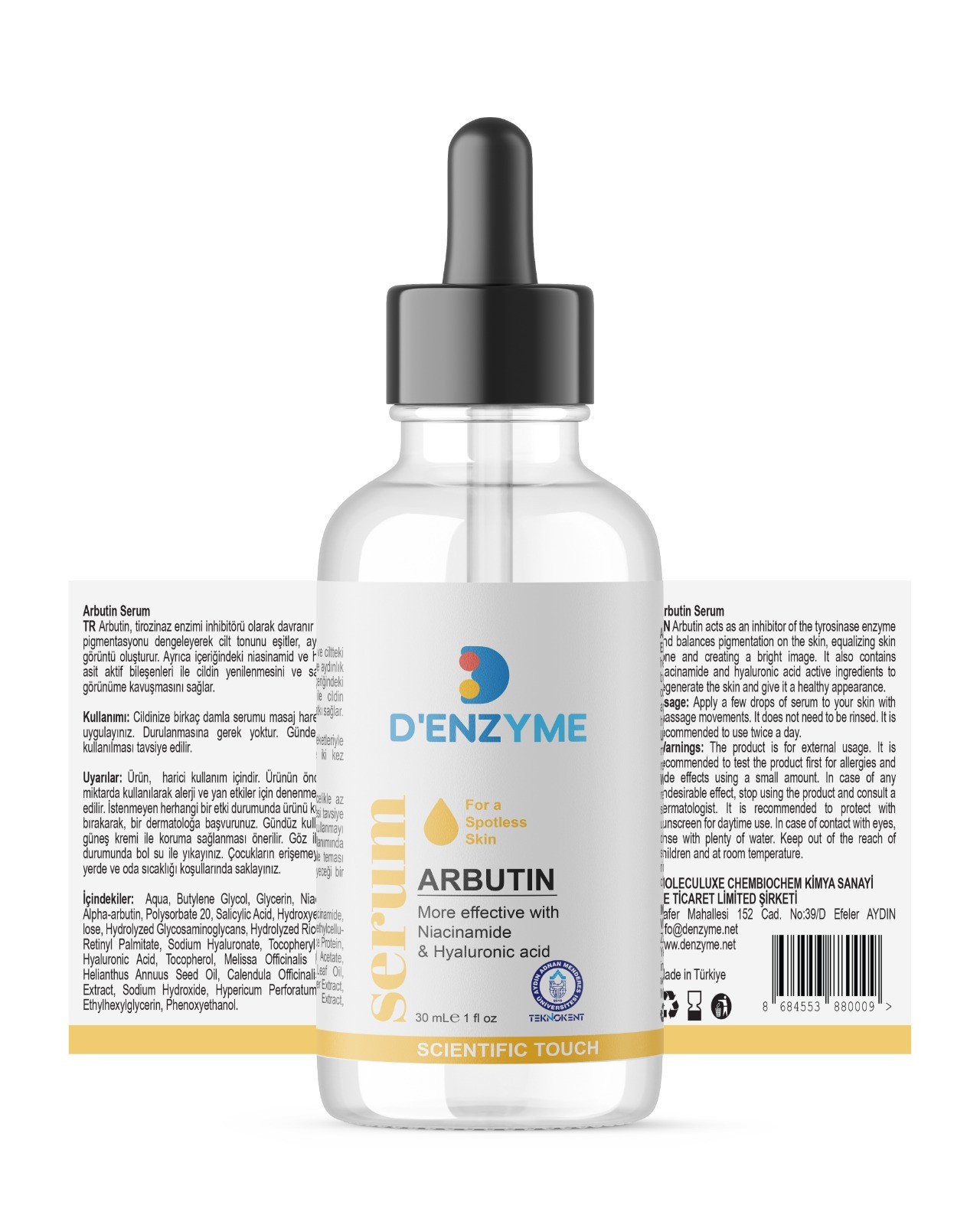 Arbutın Serum Leke Karşıtı-aydınlatıcı (MORE EFFECTİVE WİTH NİACİNAMİDE AND HYALURONİC ACİD)