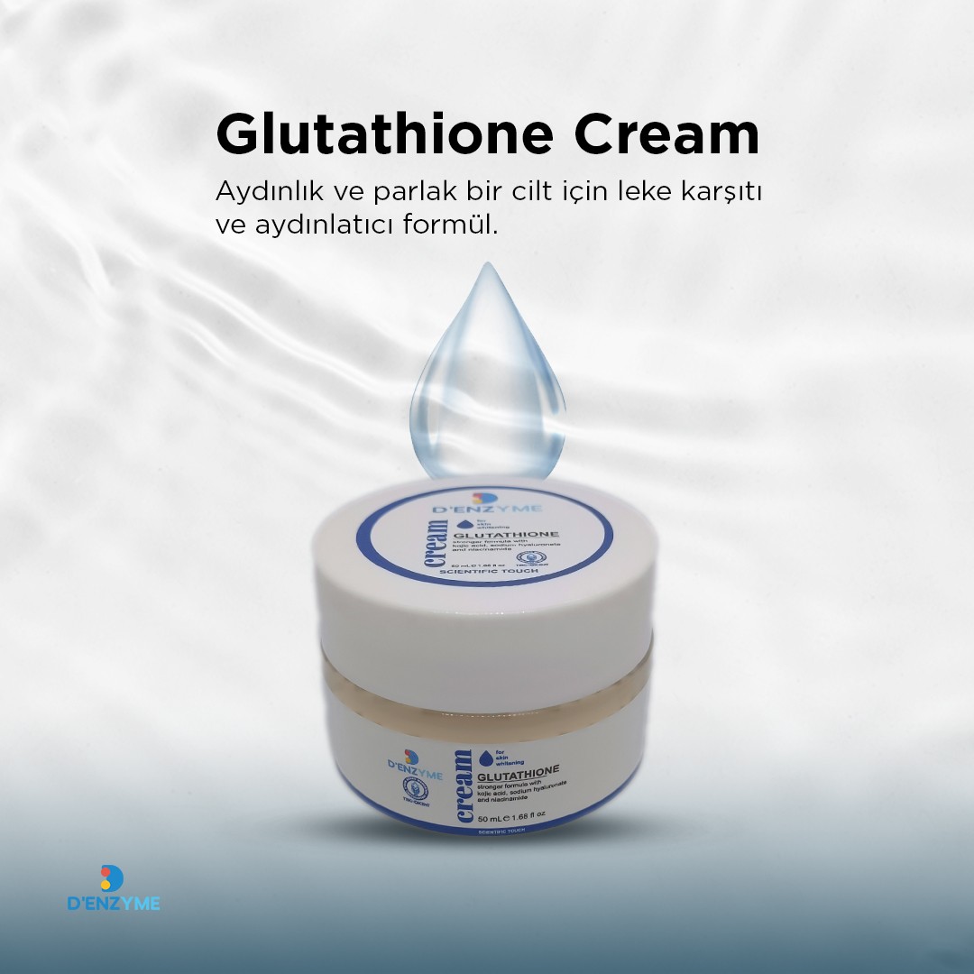 Glutatyon Krem Cilt Beyazlatıcı (WITH KOJIK ACID, HYALURONIC ACID AND NIACINAMIDE)