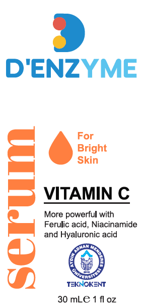 Vitamin C Aydınlatıcı Serum-(WITH FERULIC ACID, NIACINAMIDE and HYALURONIC ACID)