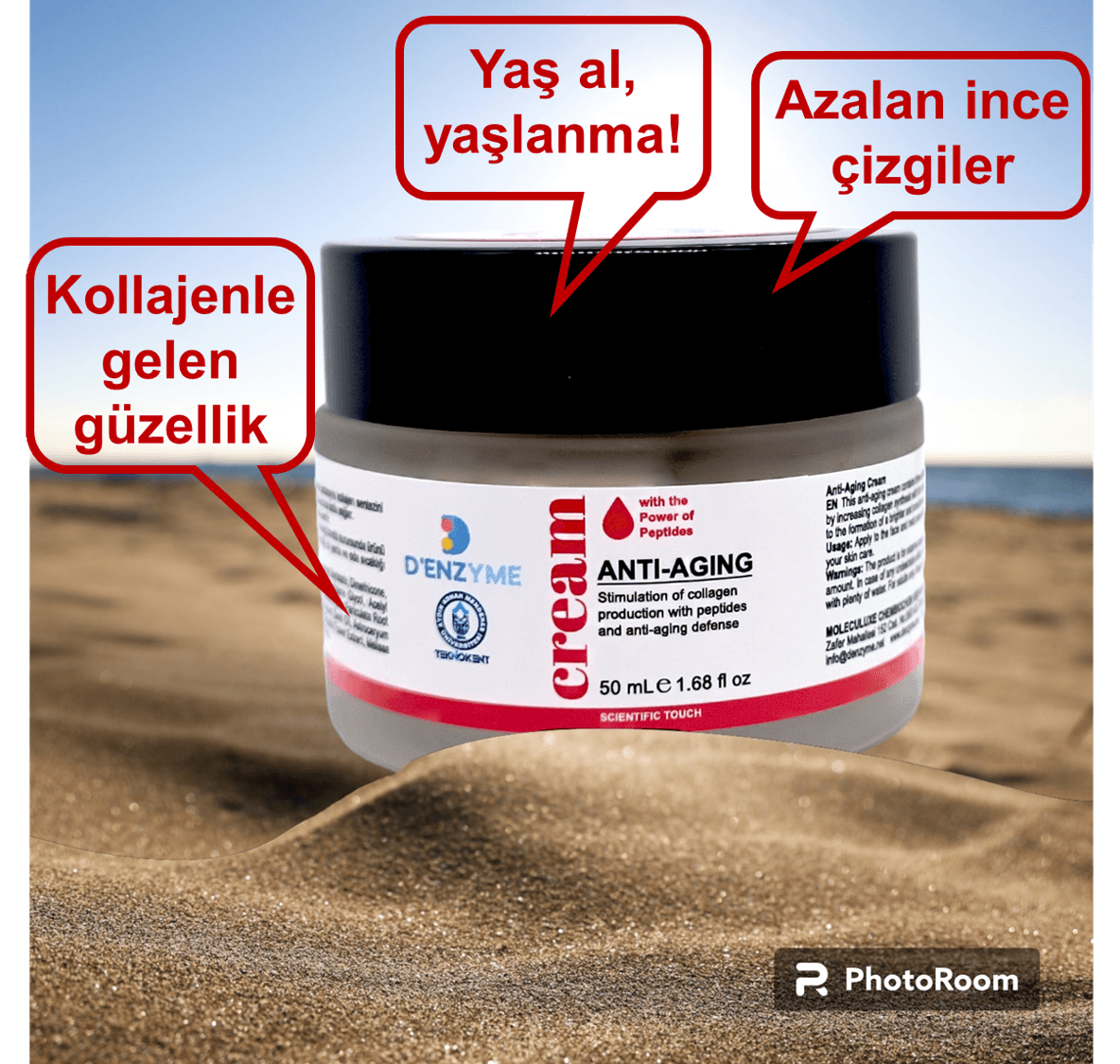 Anti-aging Krem - Yaşlanma Karşıtı (STIMULATION OF COLLAGEN PRODUCTION WITH PEPTIDES)