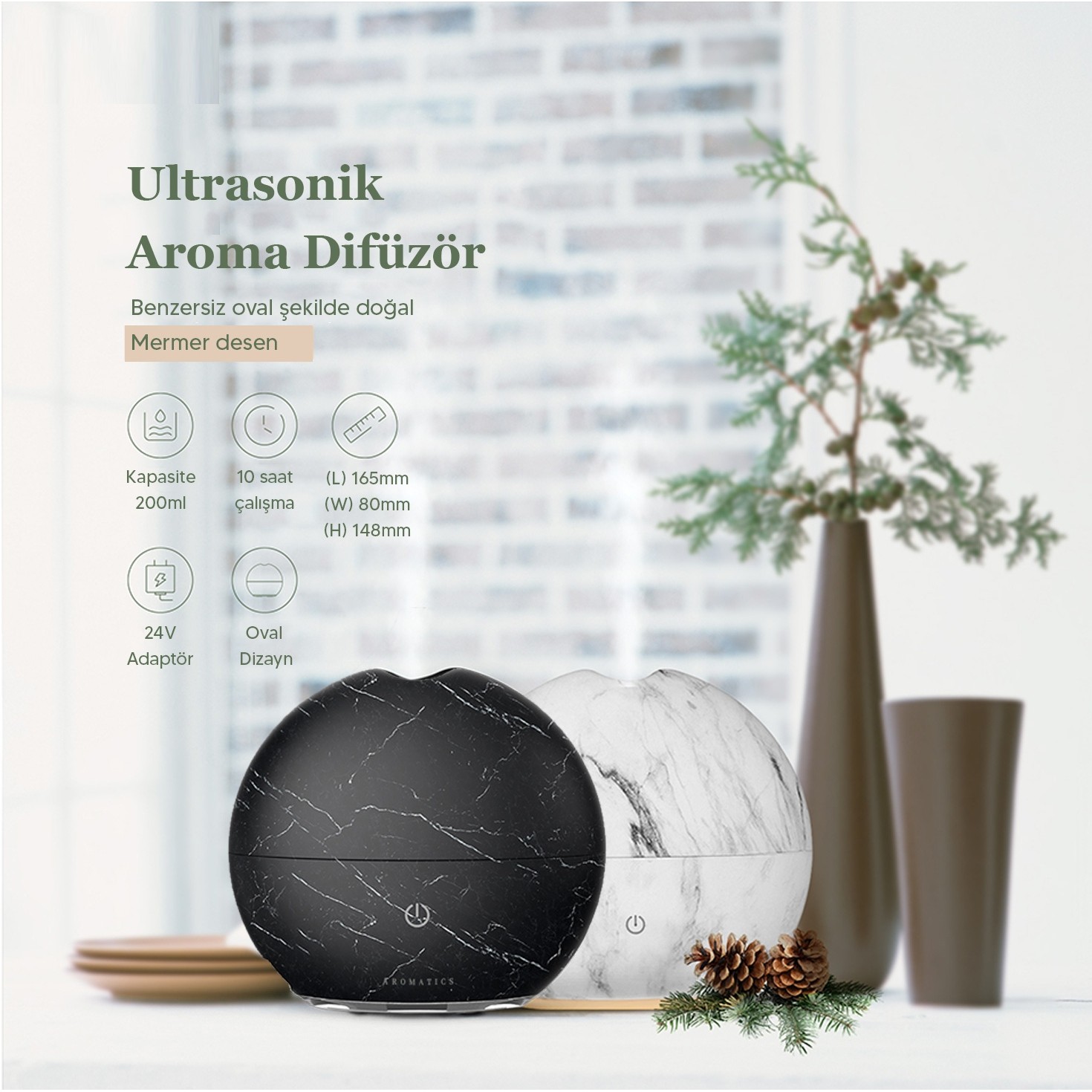 MIRAGE ULTRASONIC AROMA DIFFUSER