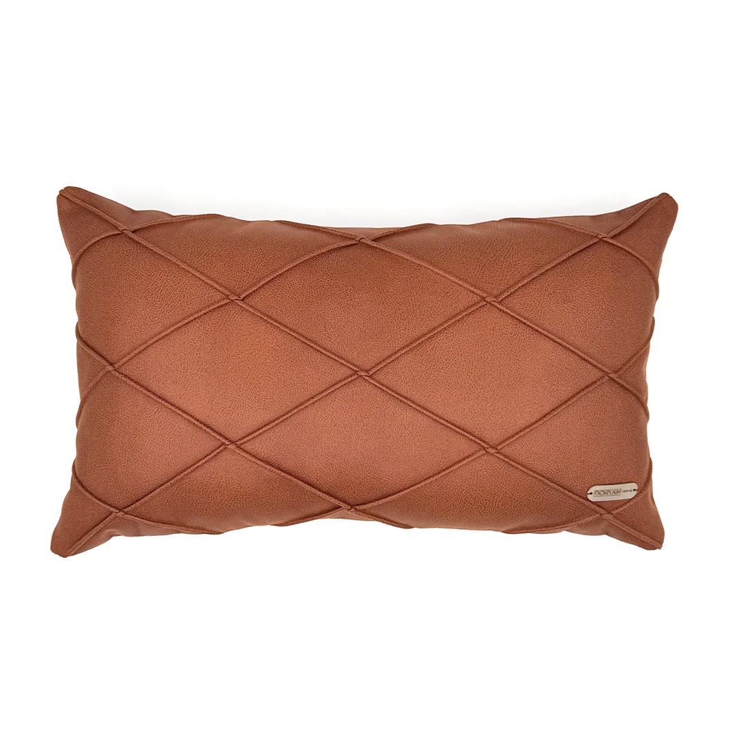 Efes Antik Suni Nubuk Dikdörtgen Dekoratif Kırlent Kılıfı 60x35cm