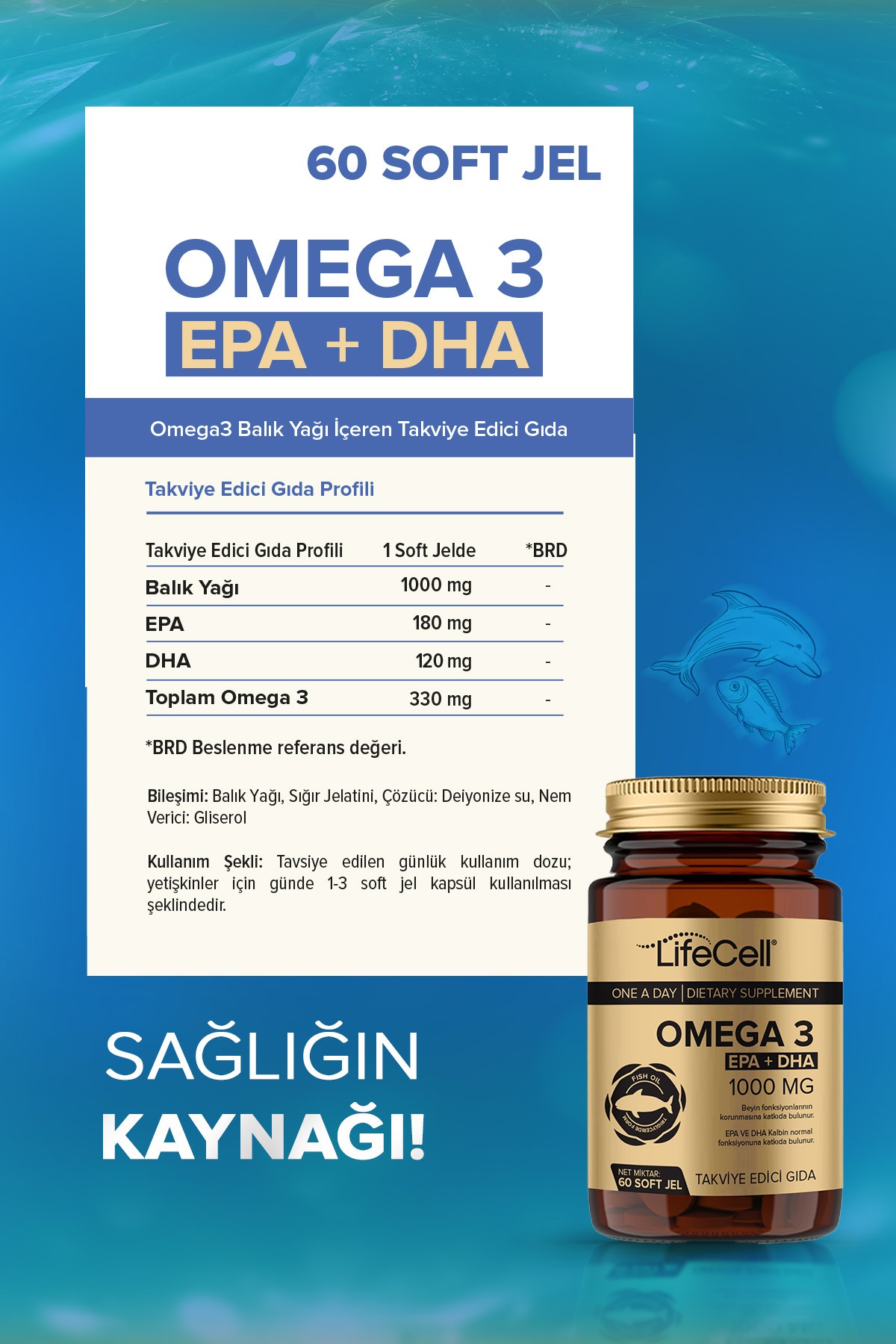 Omega3 Epa+Dha 1000mg