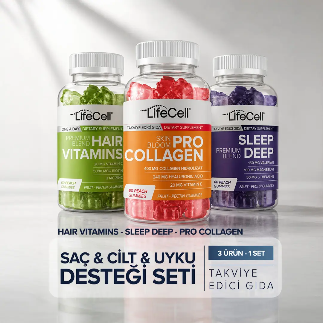 Saç Cilt Uyku Desteği Seti