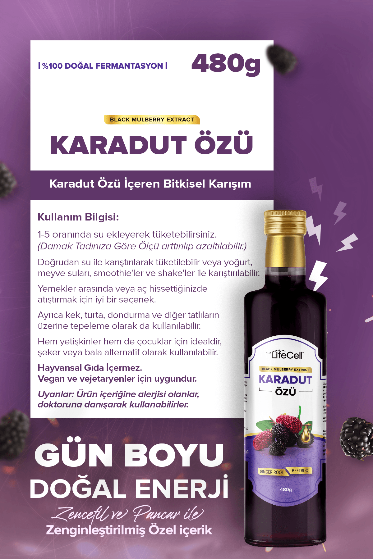 Karadut Özü - Black Mulberry Extract