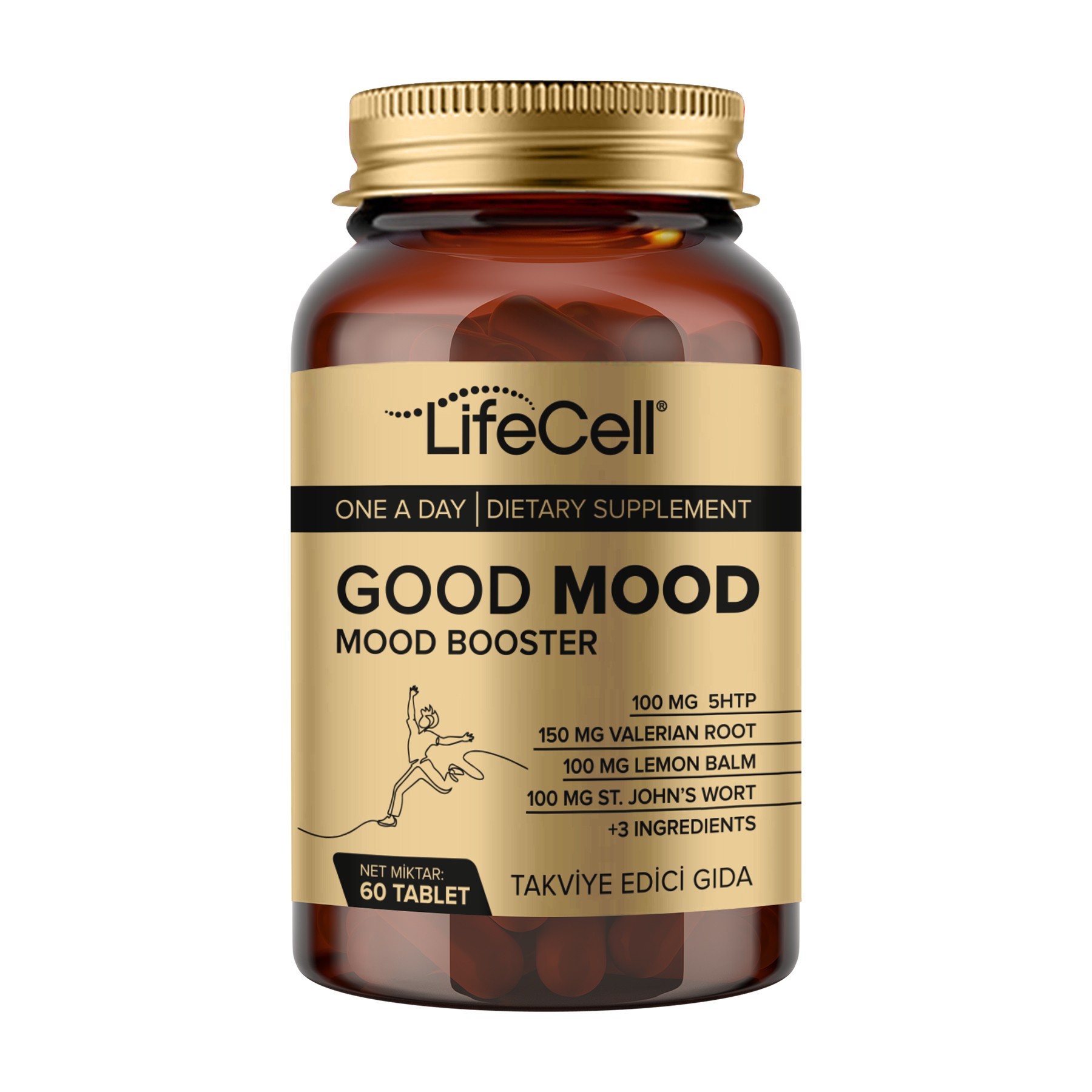 Good Mood Booster | Ruh Halinizi Dengeleyin! 5HTP ve Valerian İçeren Kompleks Takviye Edici Gıda