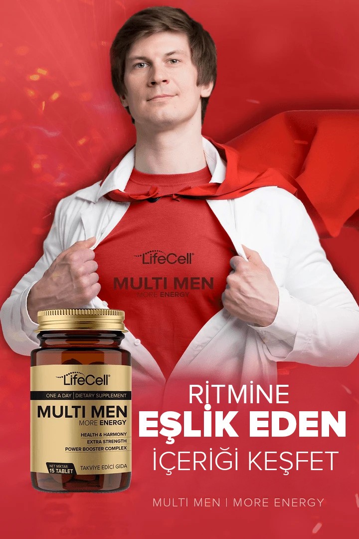 Multı Men Power Booster Complex | More Energy ( Erkeklere Özel Multivitamin Desteği )