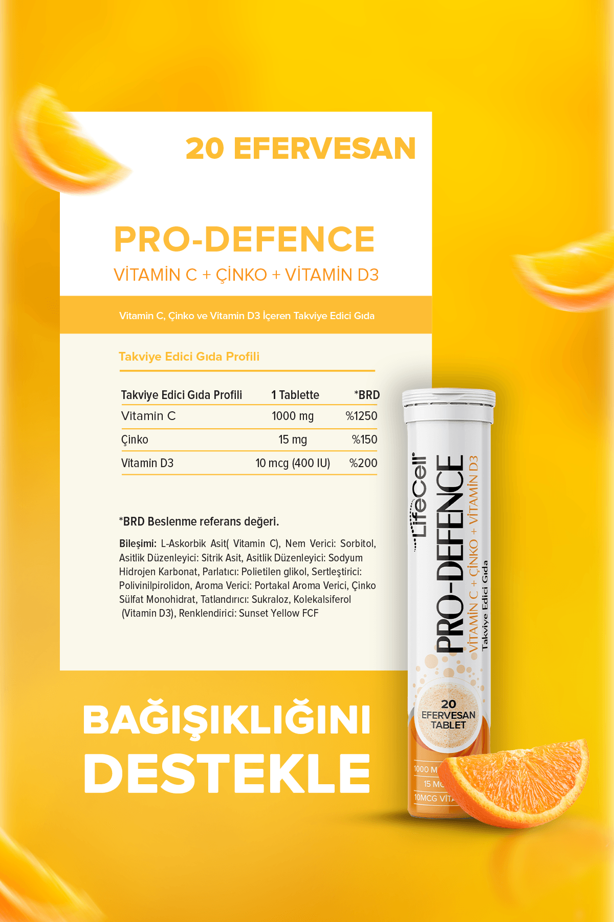 Pro Defence ‐ Vitamin C+Çinko+Vitamin D3