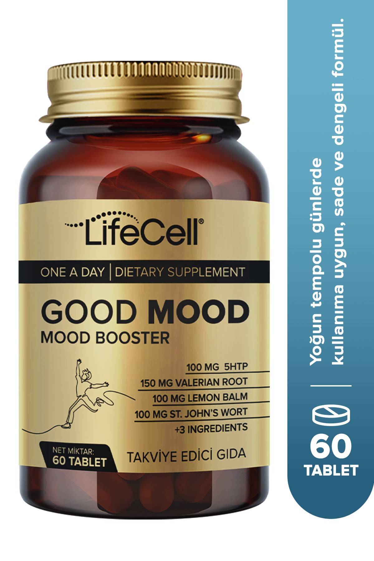 Good Mood Booster | Ruh Halinizi Dengeleyin! 5HTP ve Valerian İçeren Kompleks Takviye Edici Gıda