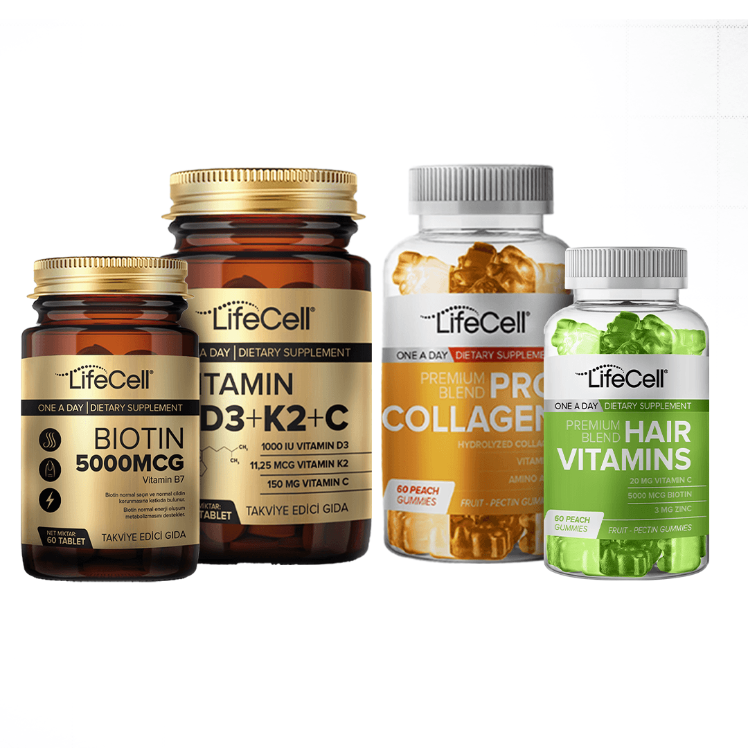 Saç Ve Cilt Bakım Seti - Vitamin C+ Karamüver Hediye