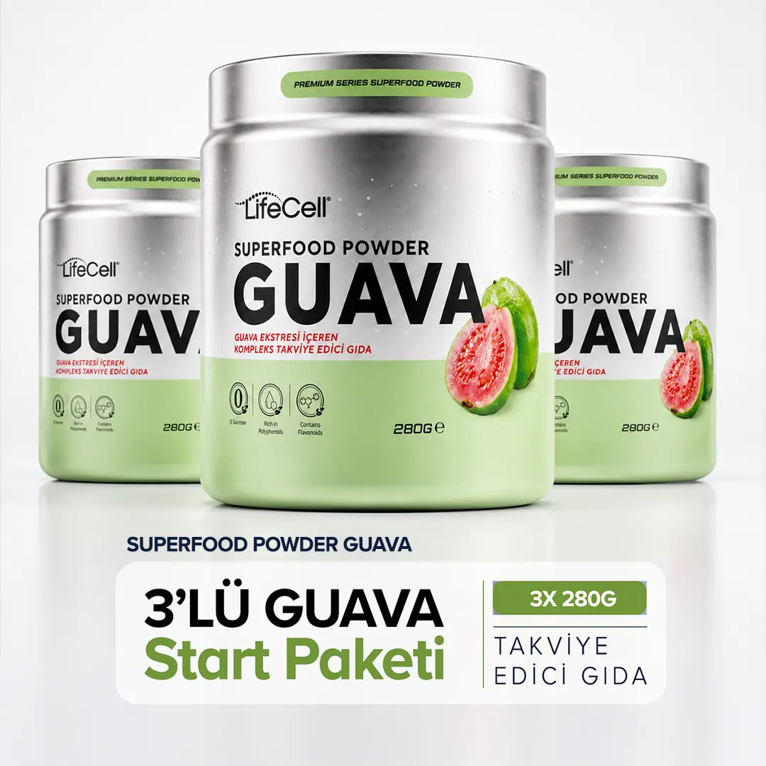 Guava Ekstresi içeren Kompleks Takviye Edici Gıda 280G X 3 Adet