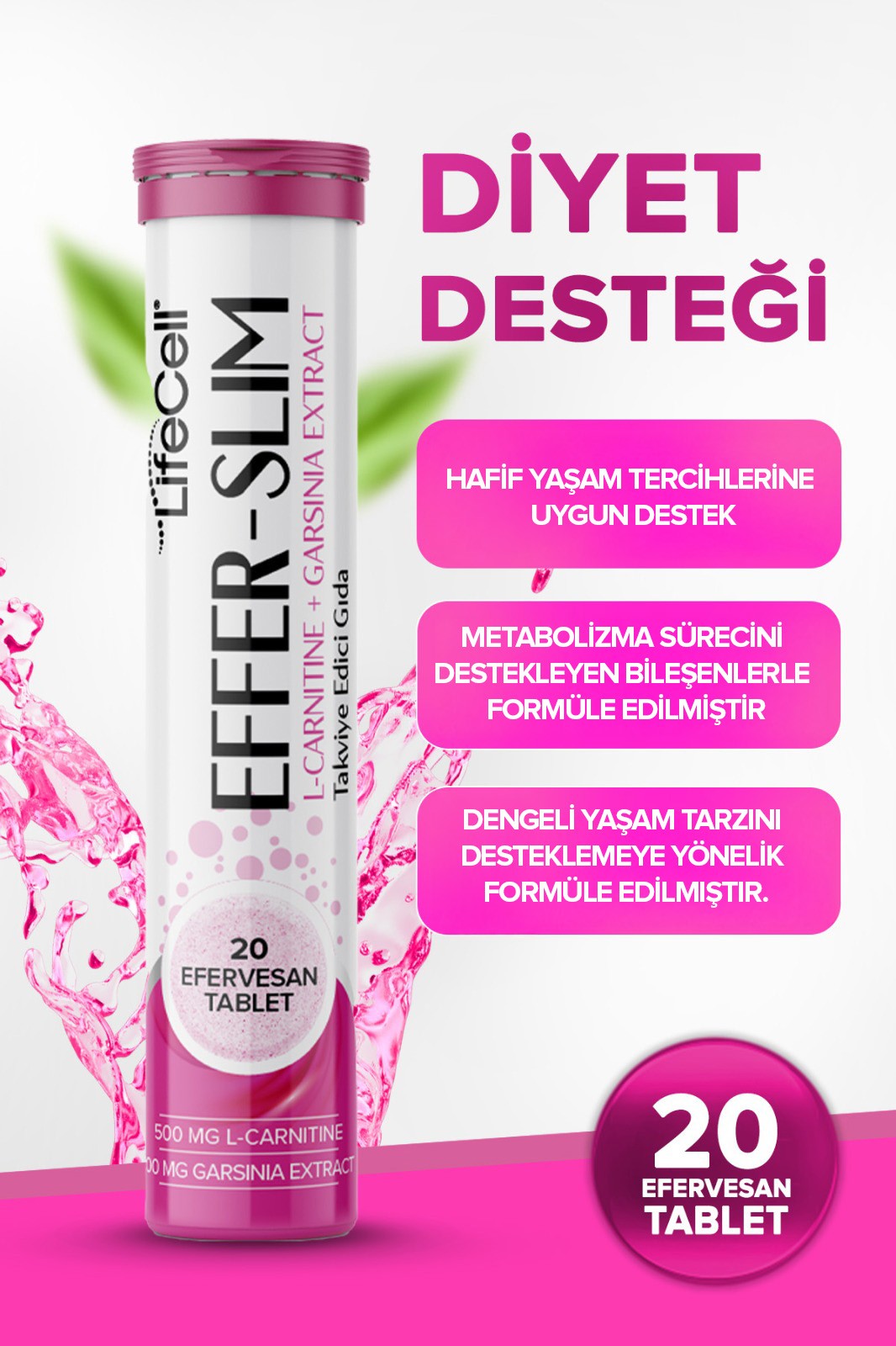 Efferslim ‐ L‐Carnitine Garsinia Extract