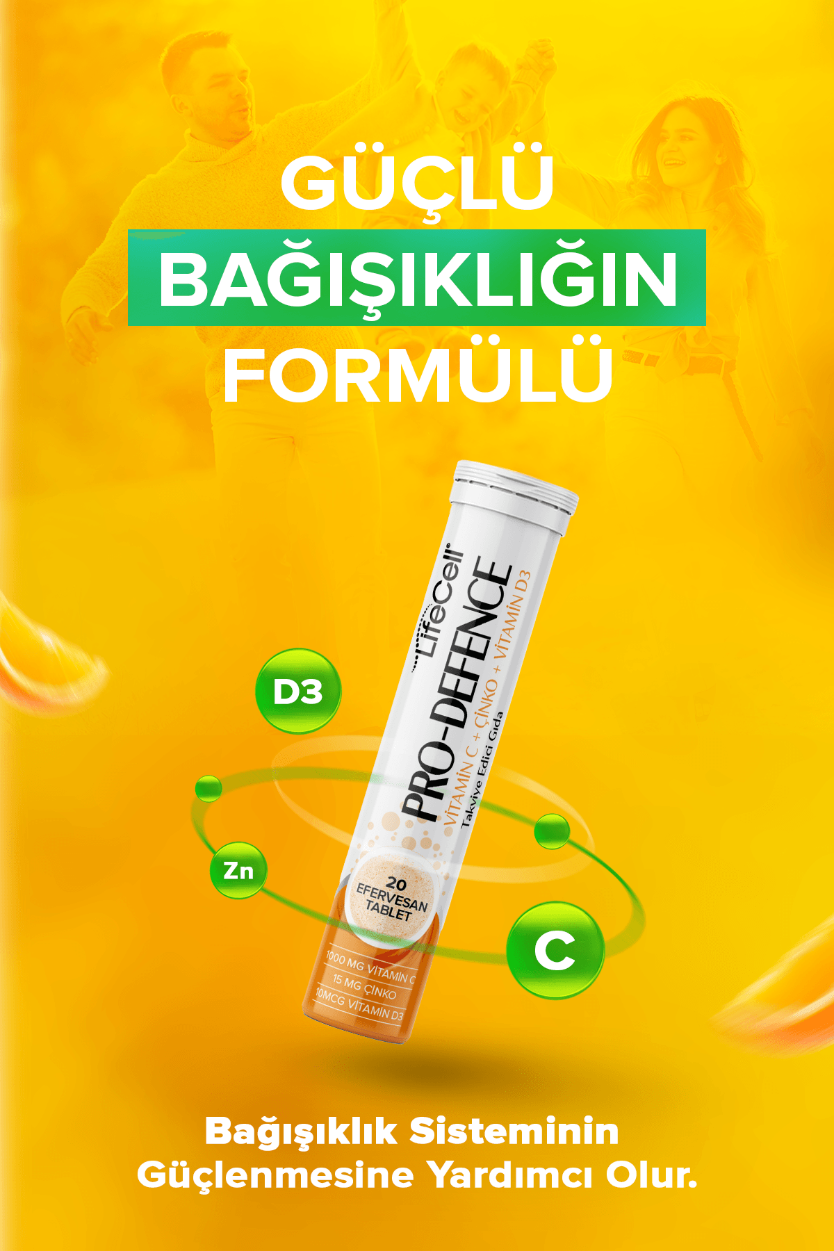 Pro Defence ‐ Vitamin C+Çinko+Vitamin D3