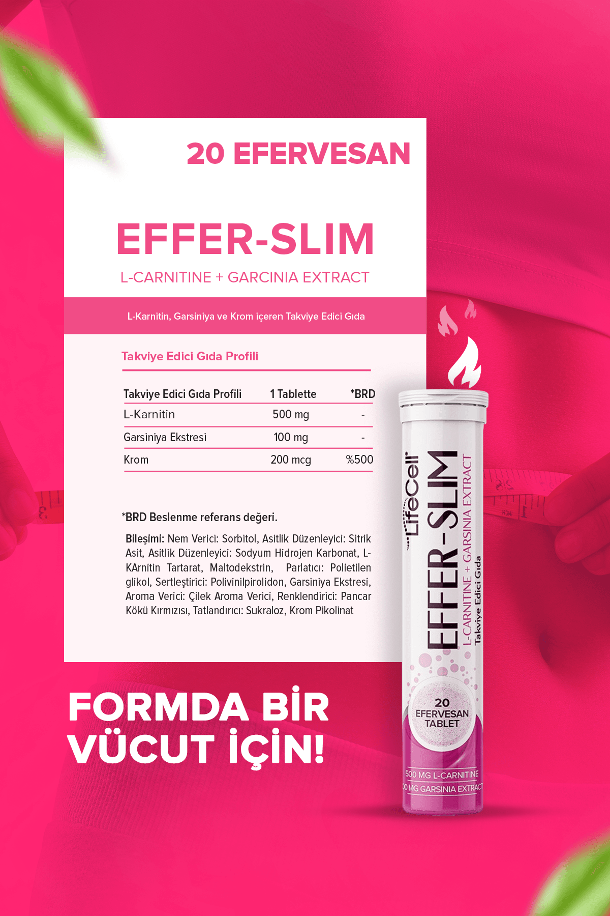 Efferslim ‐ L‐Carnitine Garsinia Extract