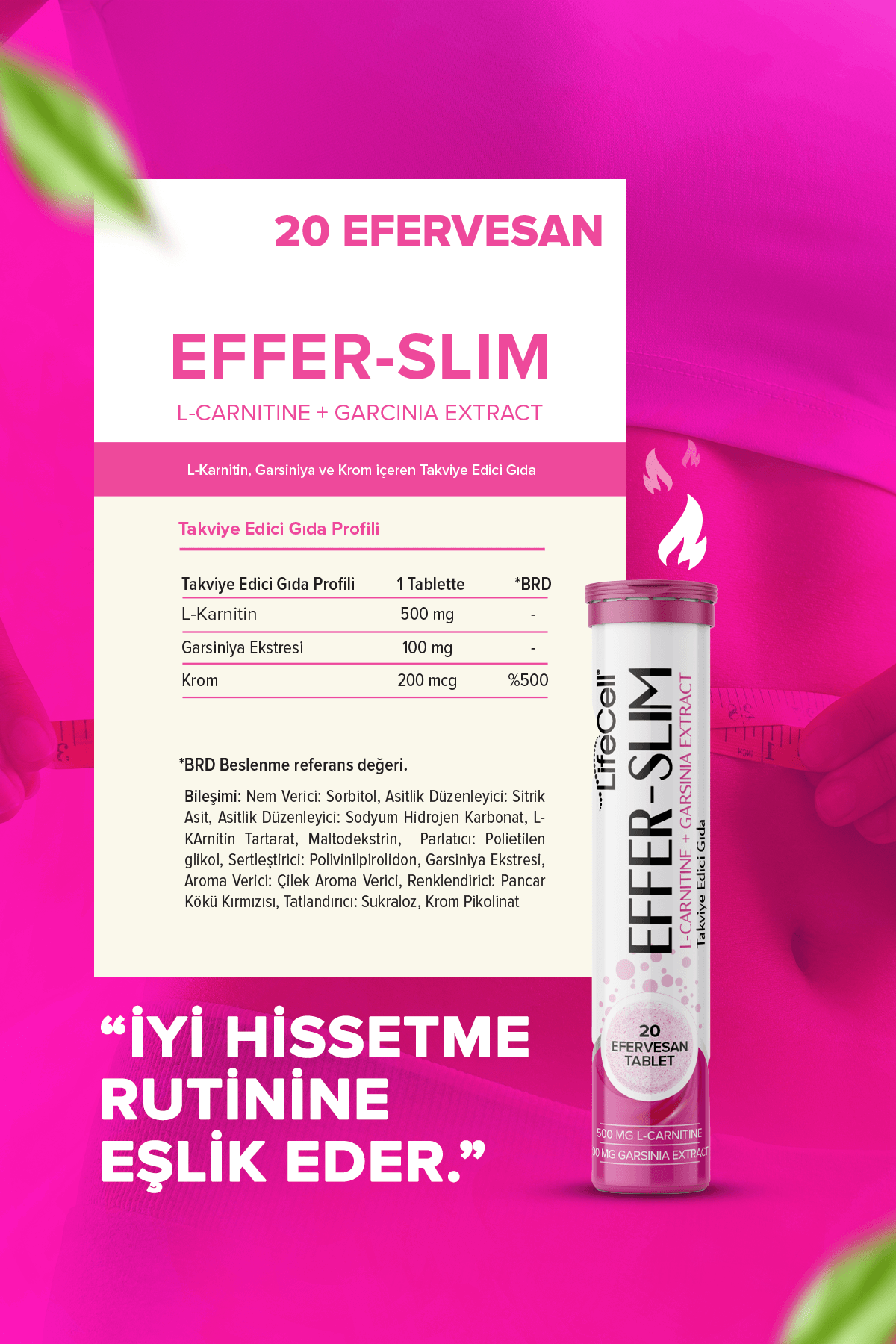 Efferslim ‐ L‐Carnitine Garsinia Extract