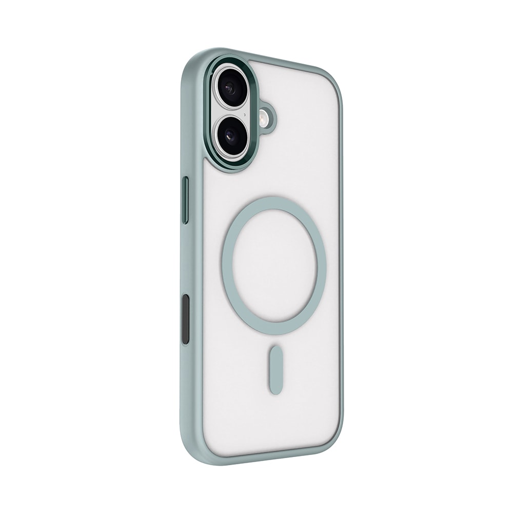 Apple iPhone 17 Kılıf Wireless Şarj Özellikli Zore Krom M-safe Silikon Kapak