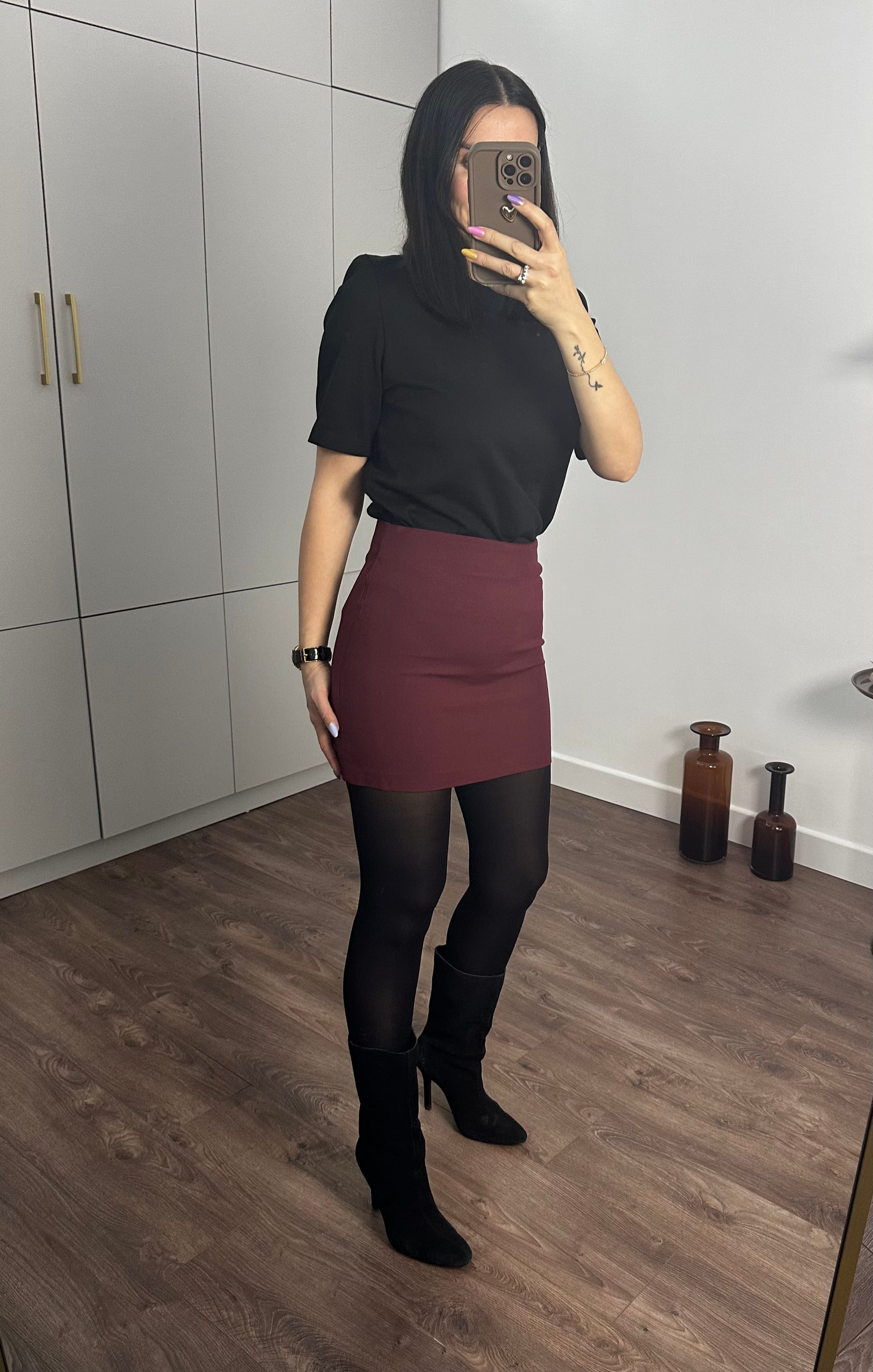 Bordo Mini Etek