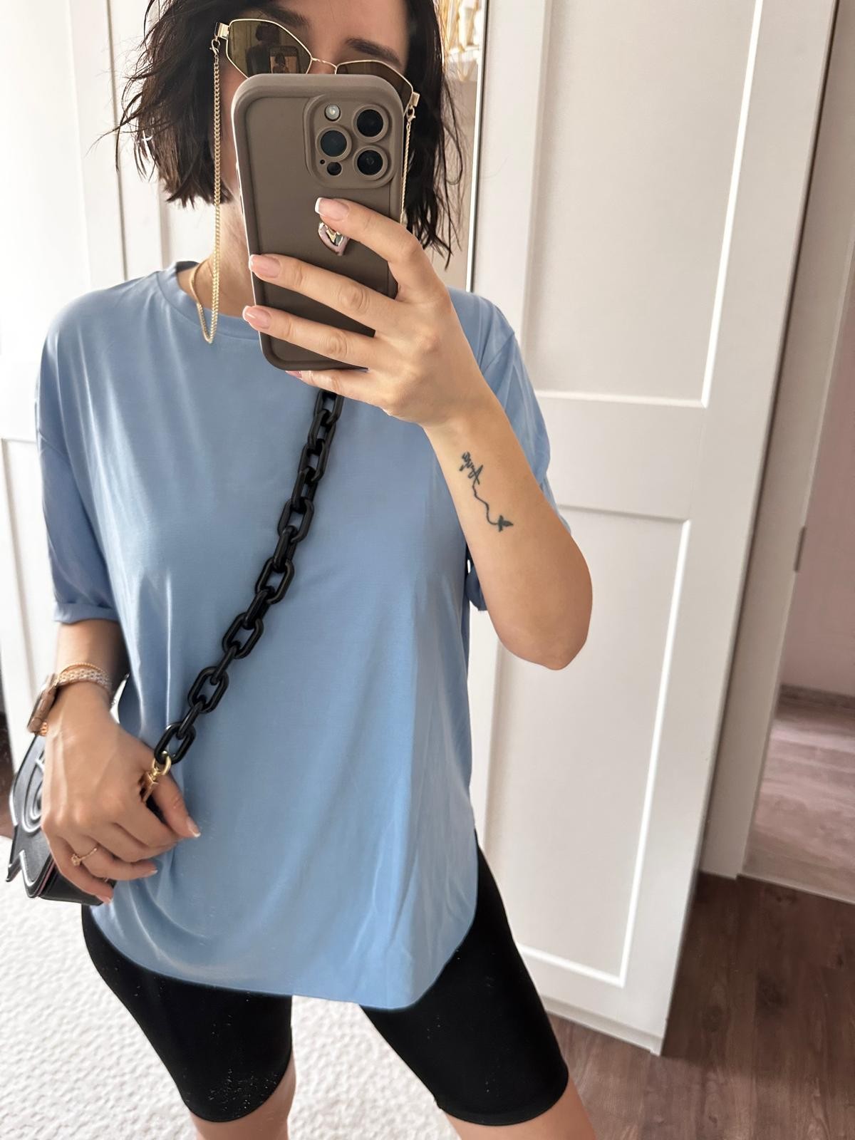 Orjinal Uzun Basic Modal Tshirt