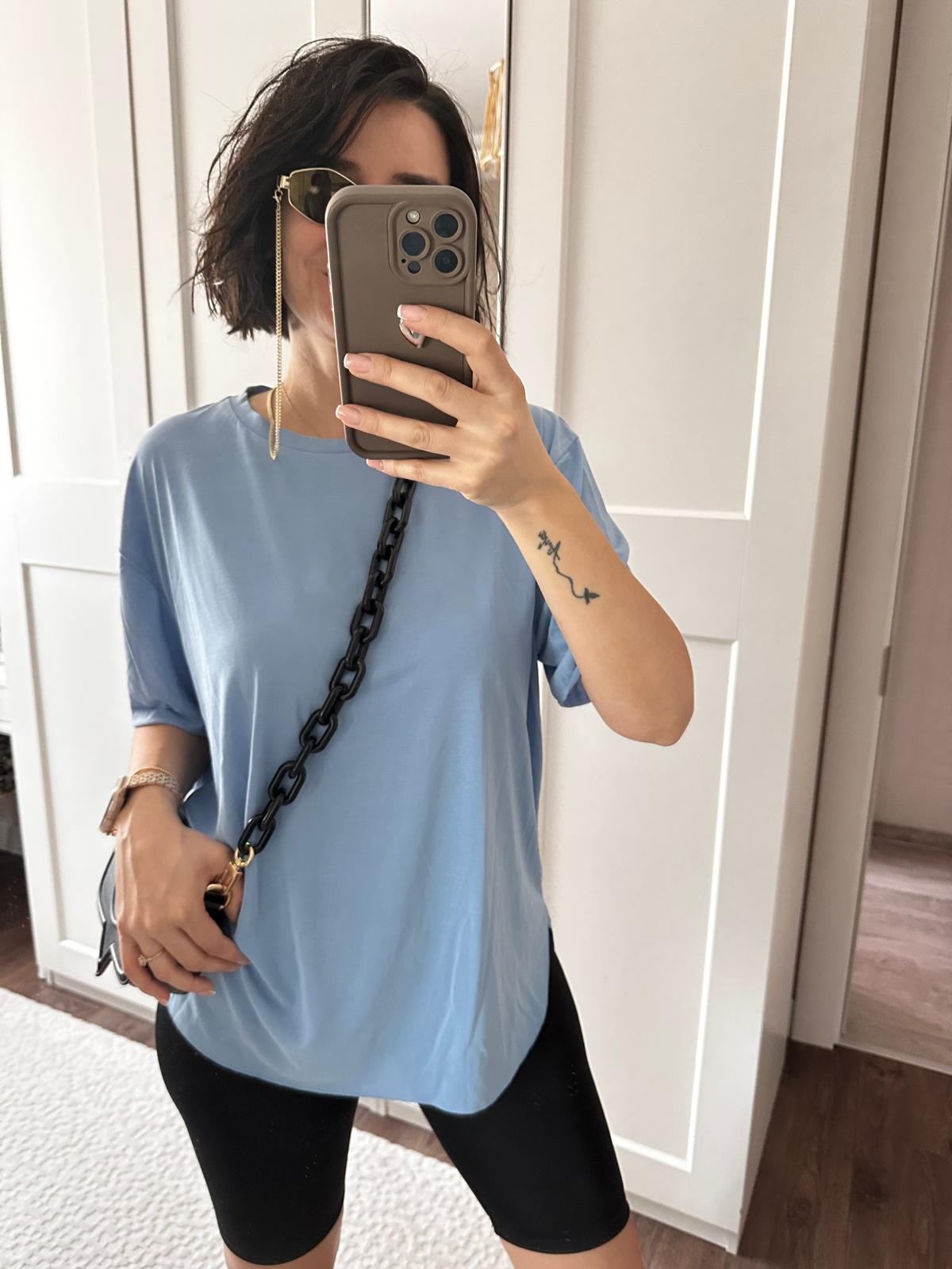 Orjinal Uzun Basic Modal Tshirt