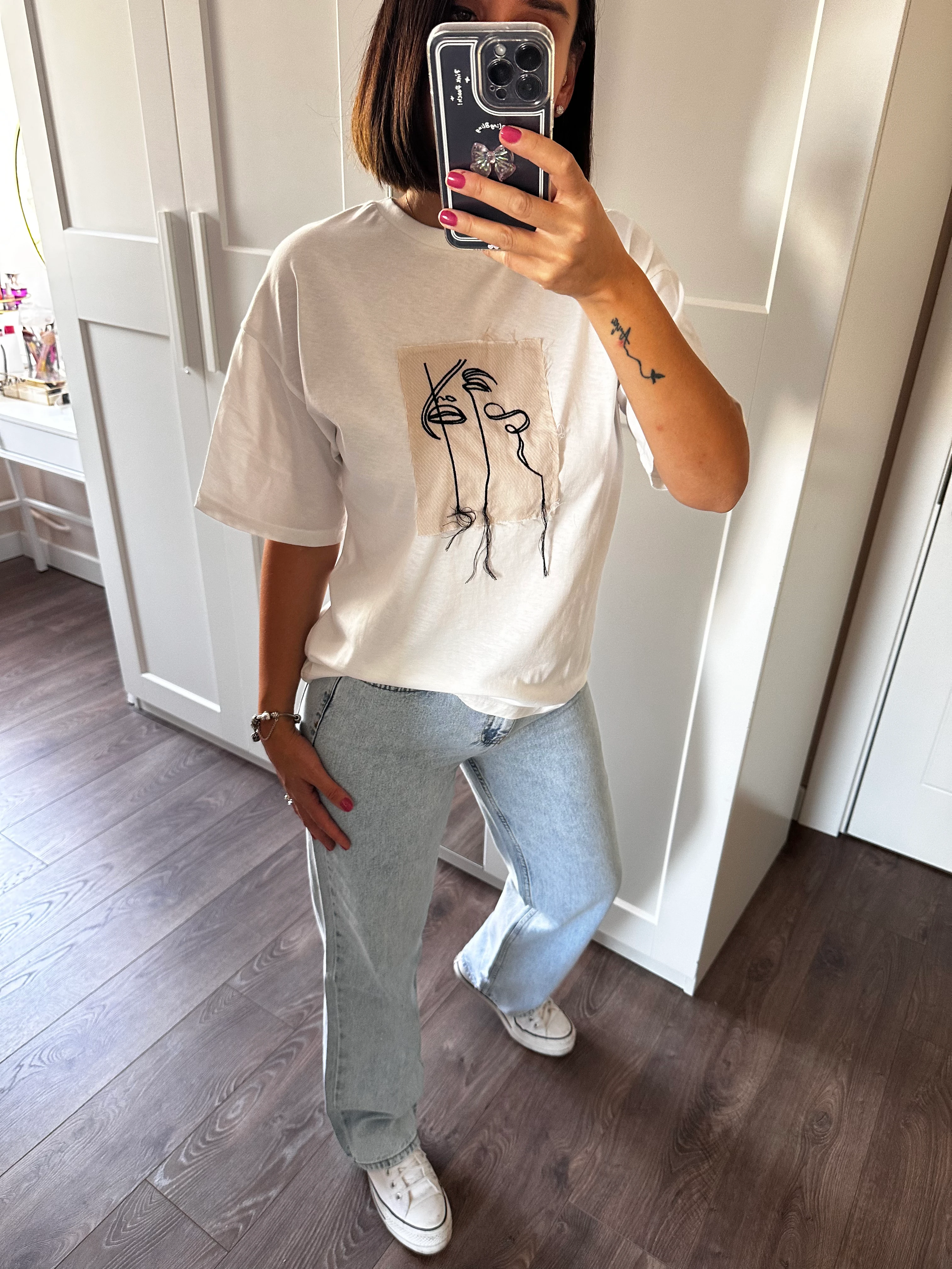 ÖNÜ BASKILI TİŞÖRT