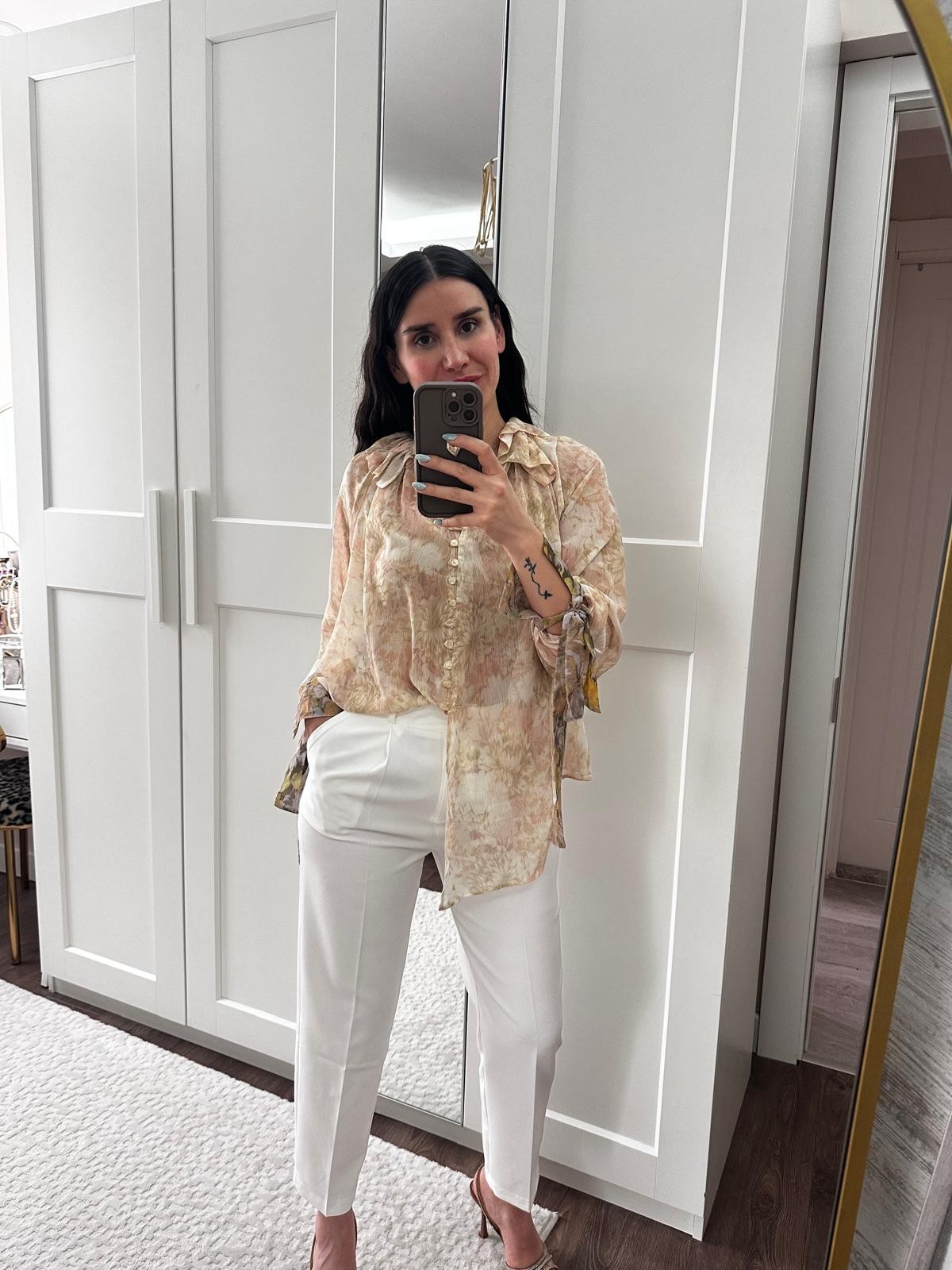 Orijinal Model , Renkli Şifon Bluz