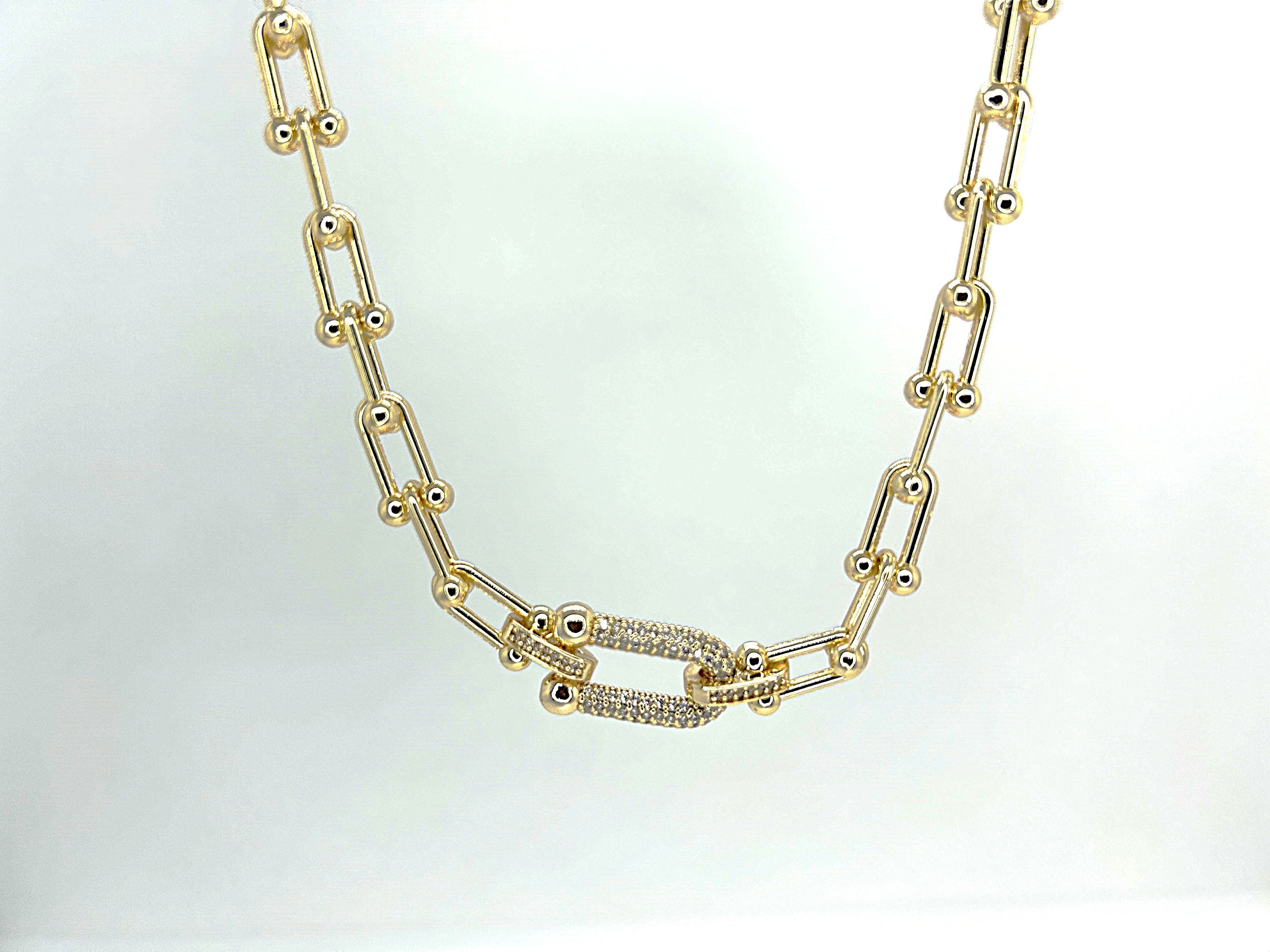 ATA Tifany Model Kolye Gold Design 316L
