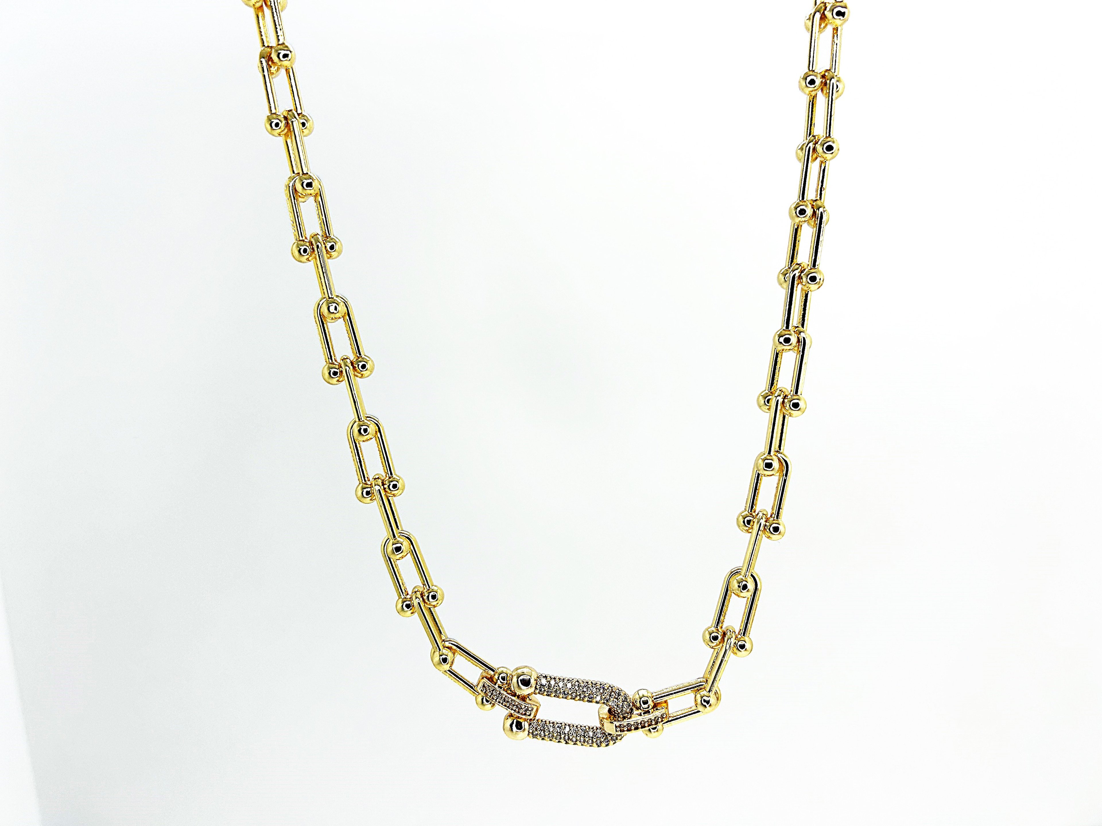 ATA Tifany Model Kolye Gold Design 316L