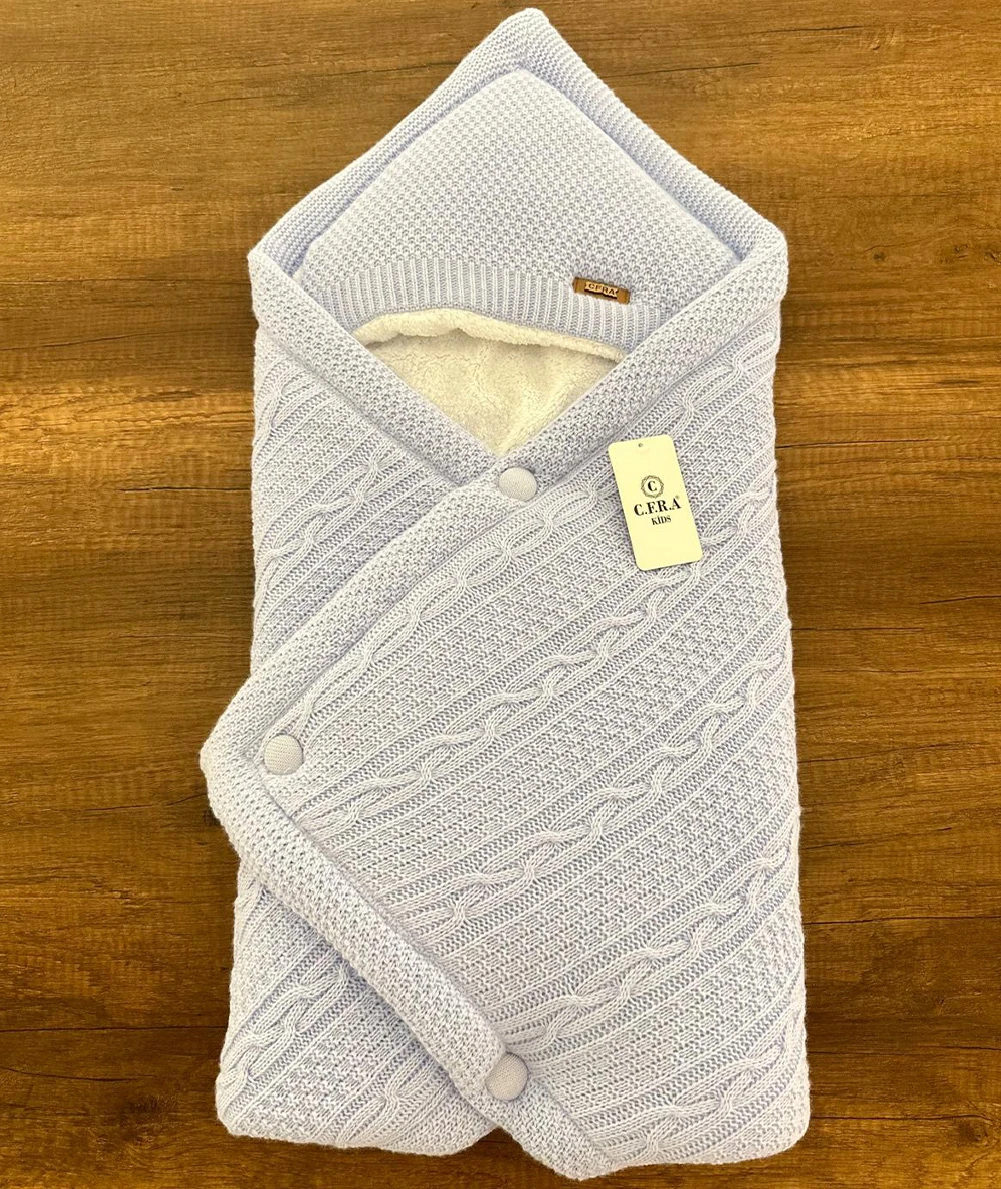 Unisex Özel Triko Kundak Battaniye 