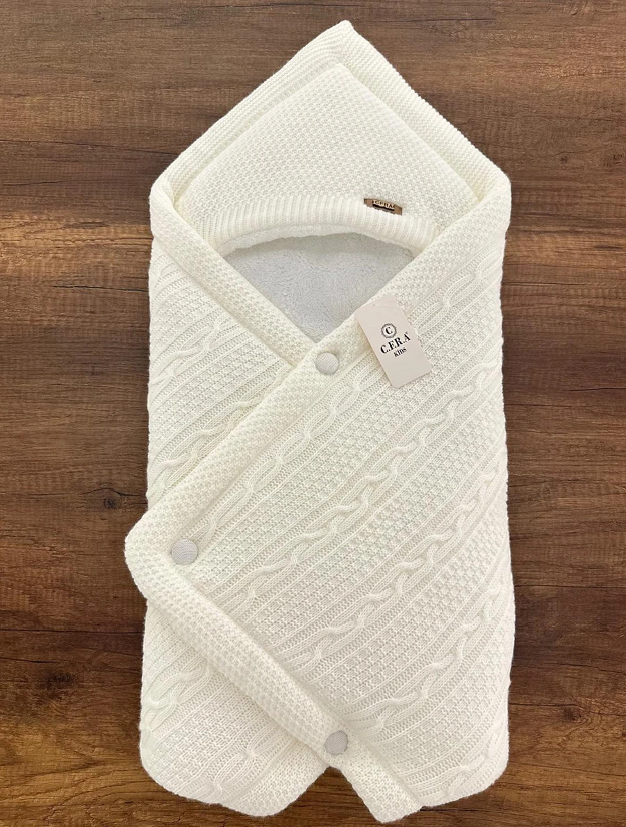 Unisex Özel Triko Kundak Battaniye 