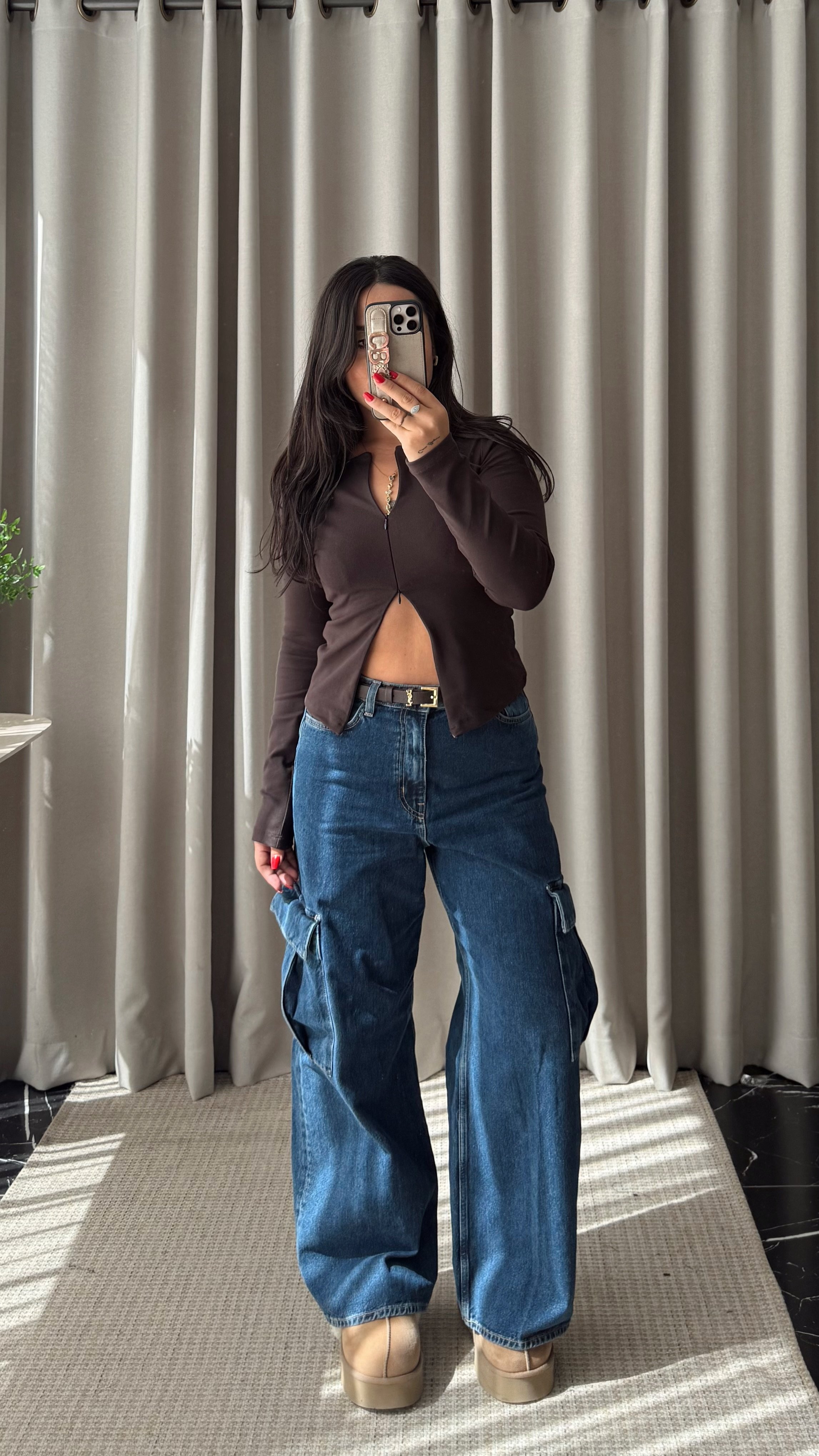 ZR Lacivert Kargo Jean
