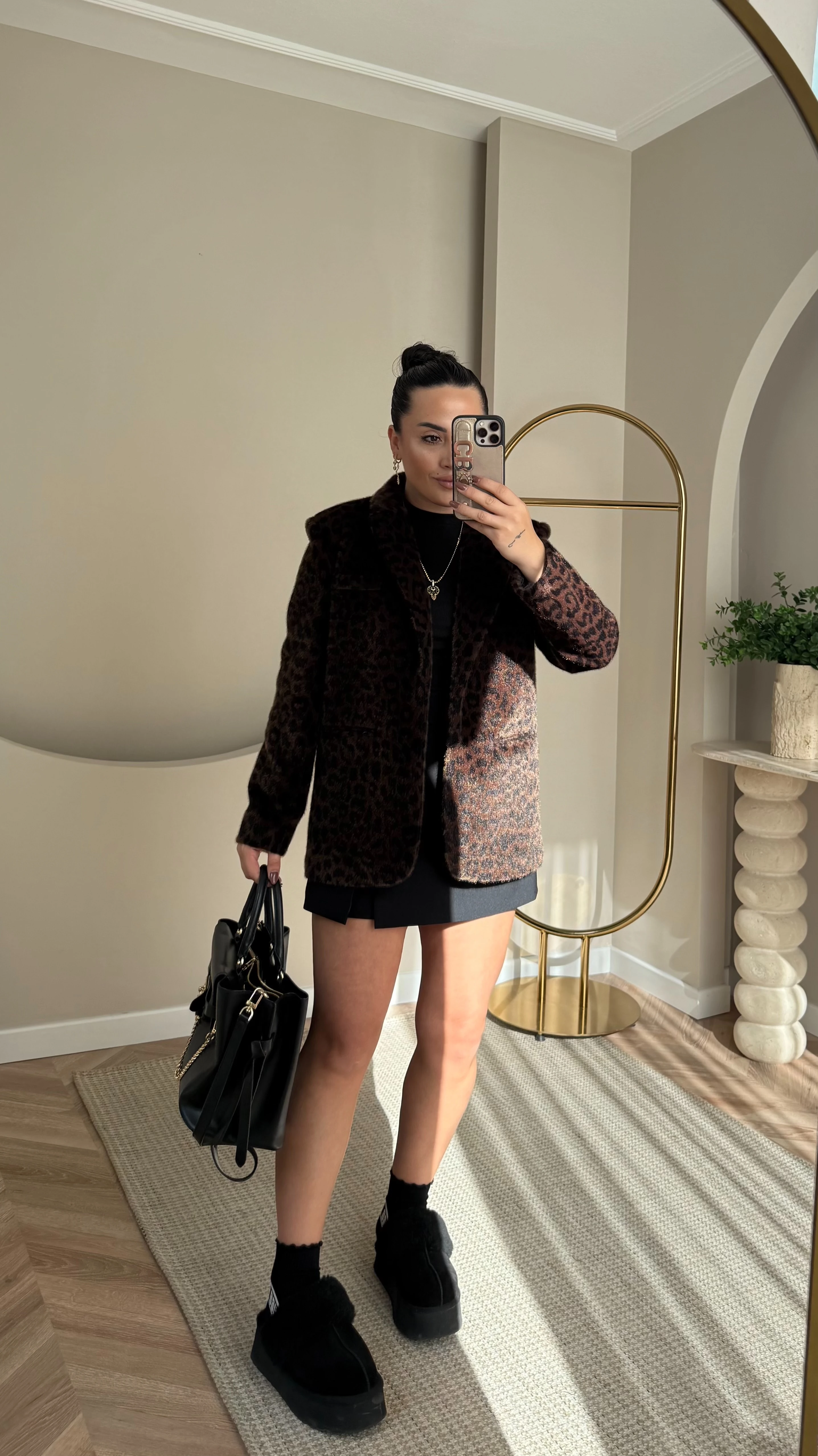 Premium Leopar Blazer/Mont