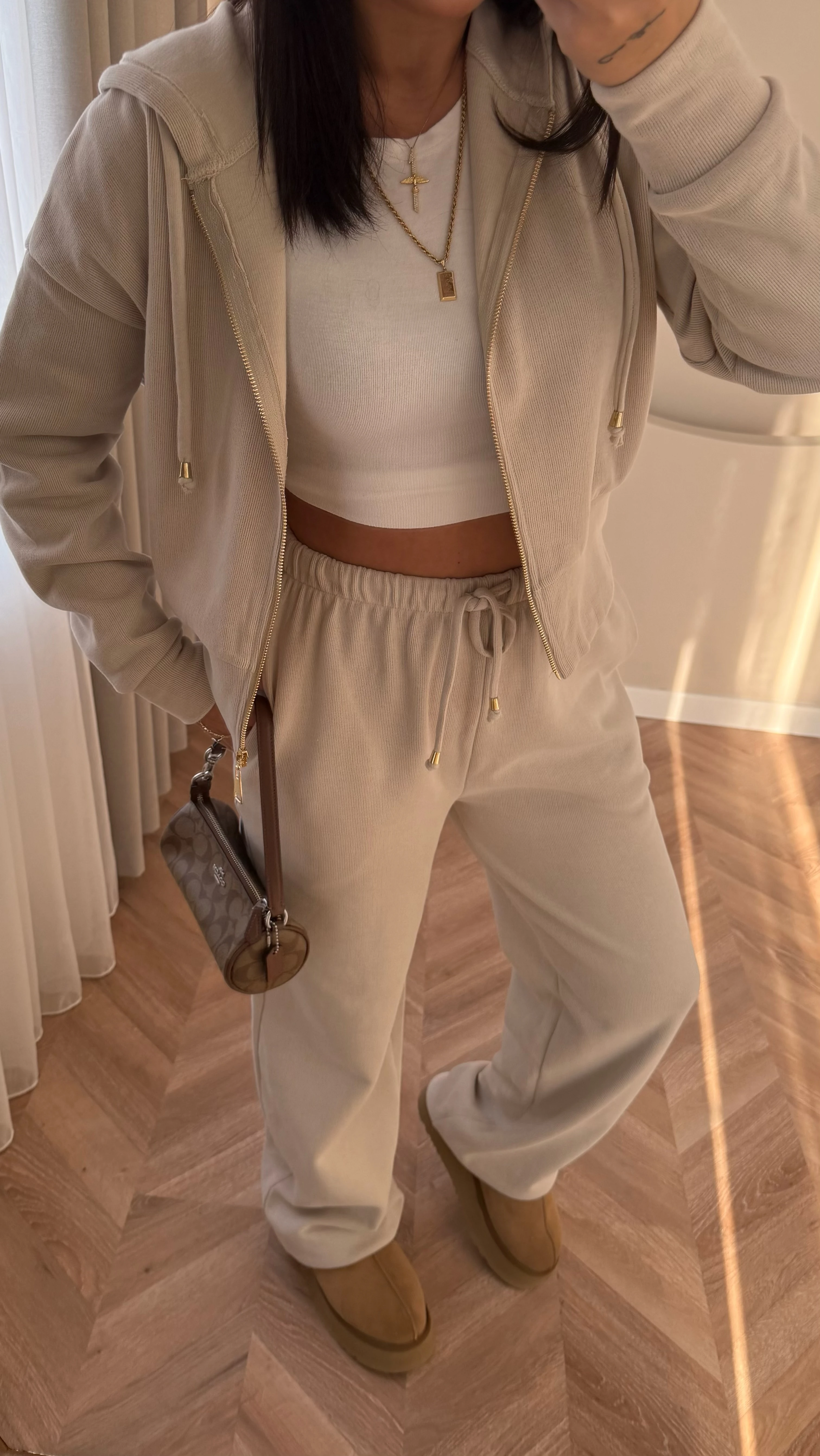 Örme Premium Takım Krem