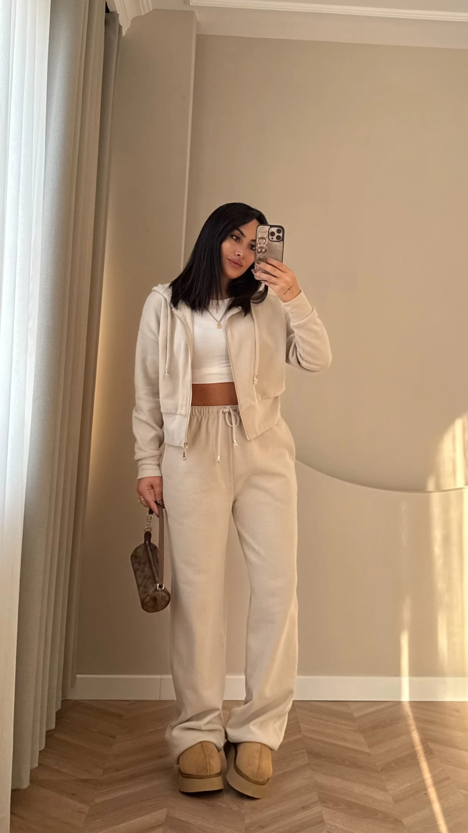 Örme Premium Takım Krem