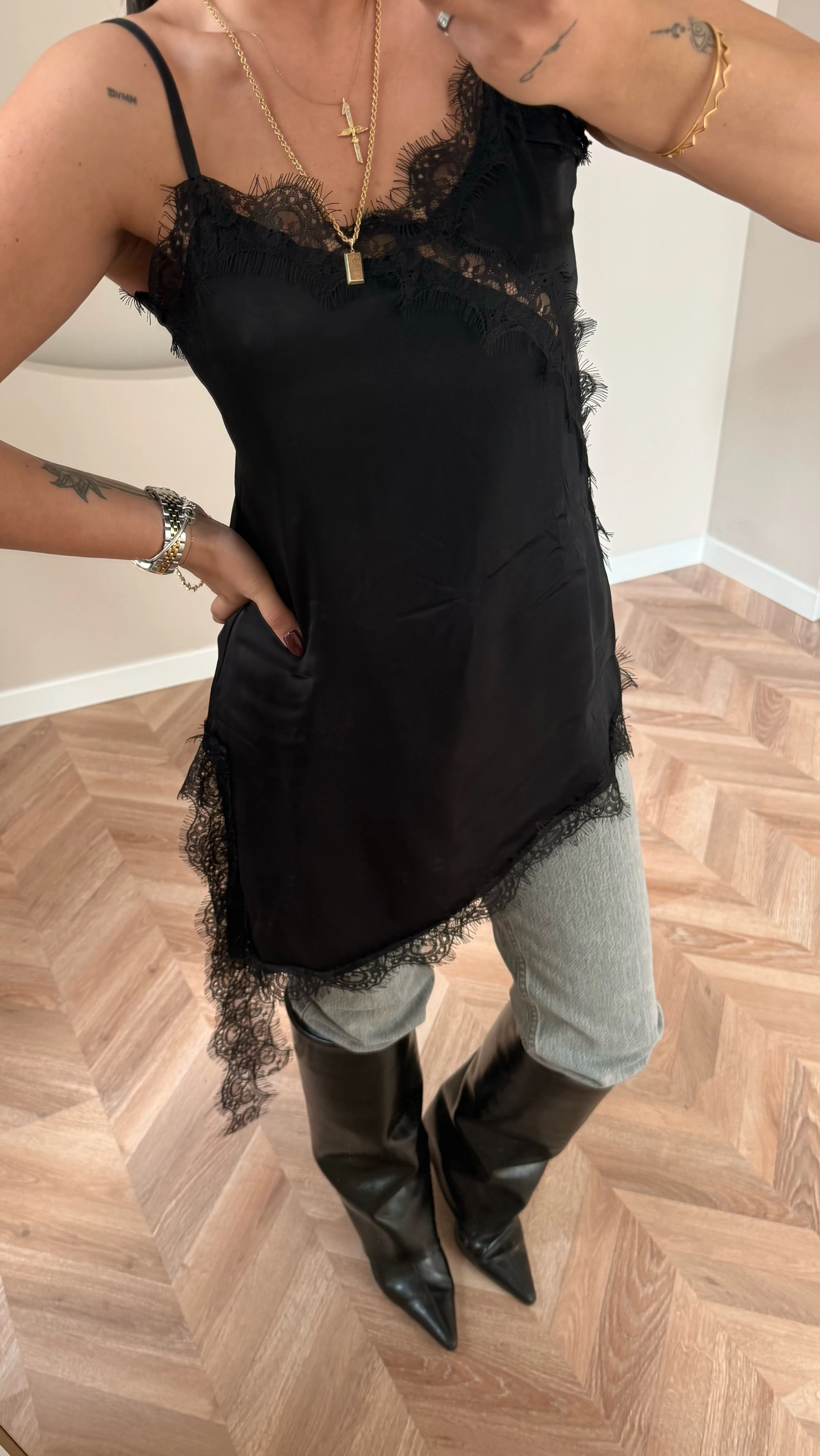 Marka Model Saten Bluz