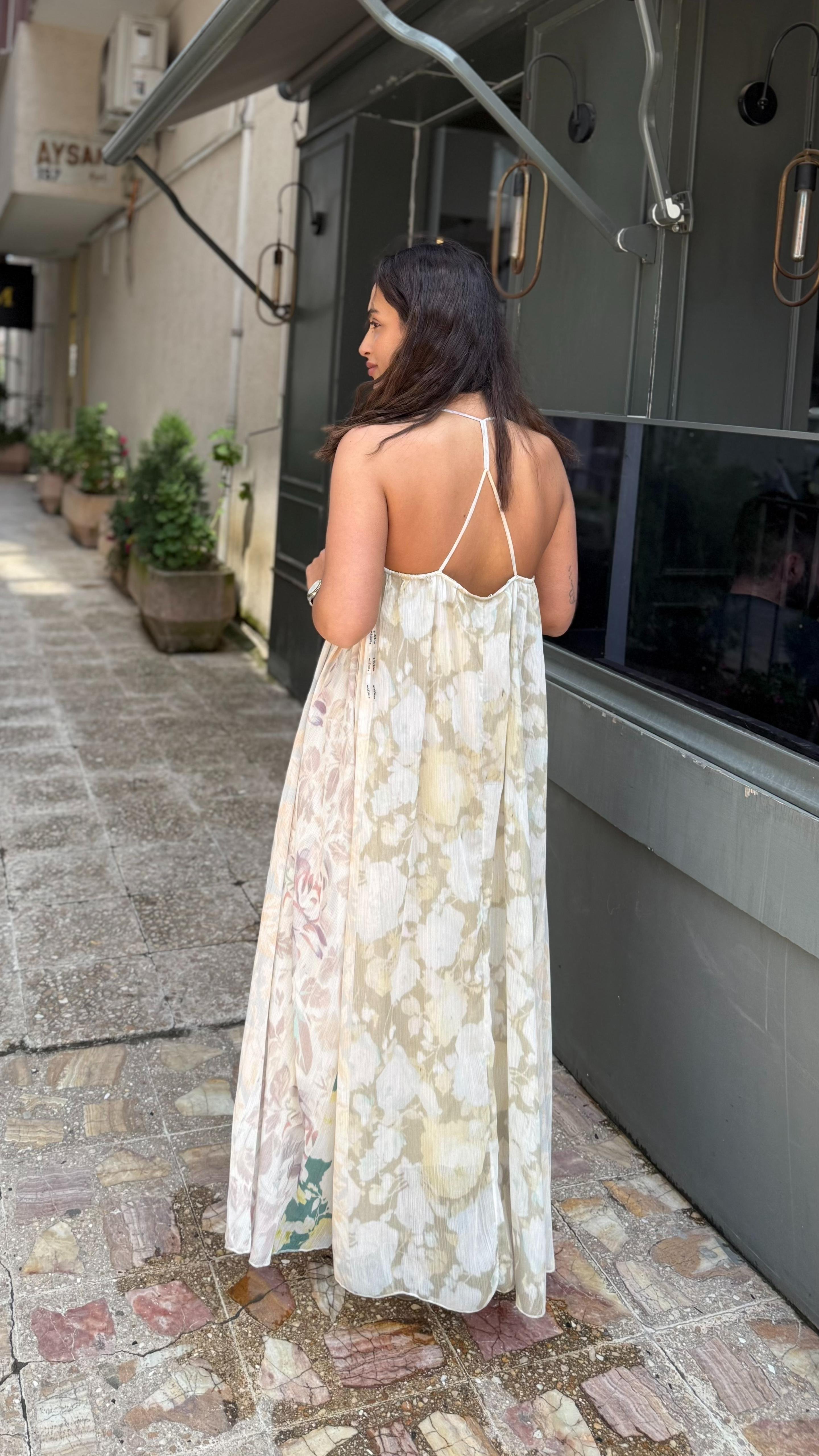 ZR Model Şifon Elbise