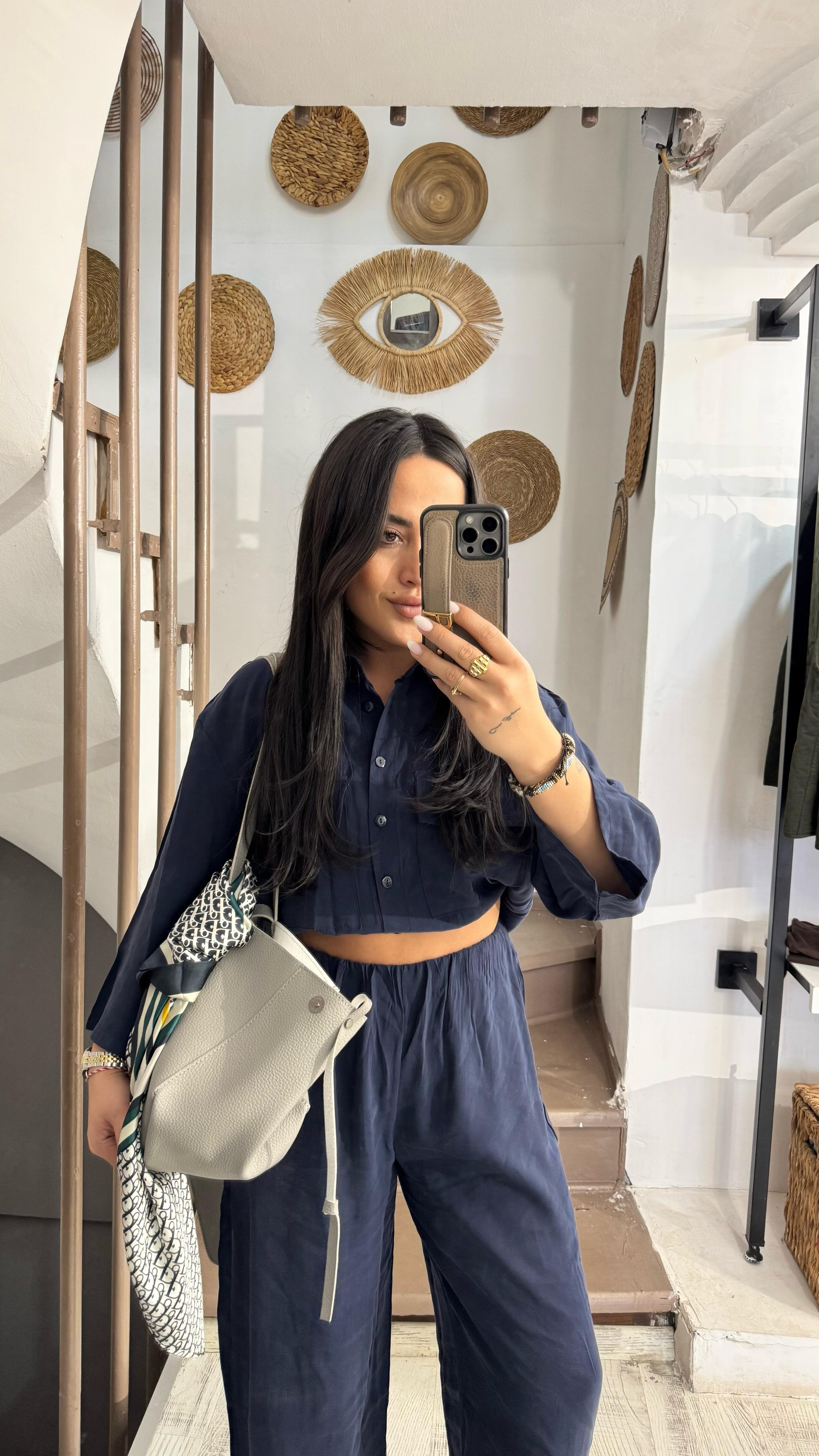 Sely Tencel Takım Lacivert