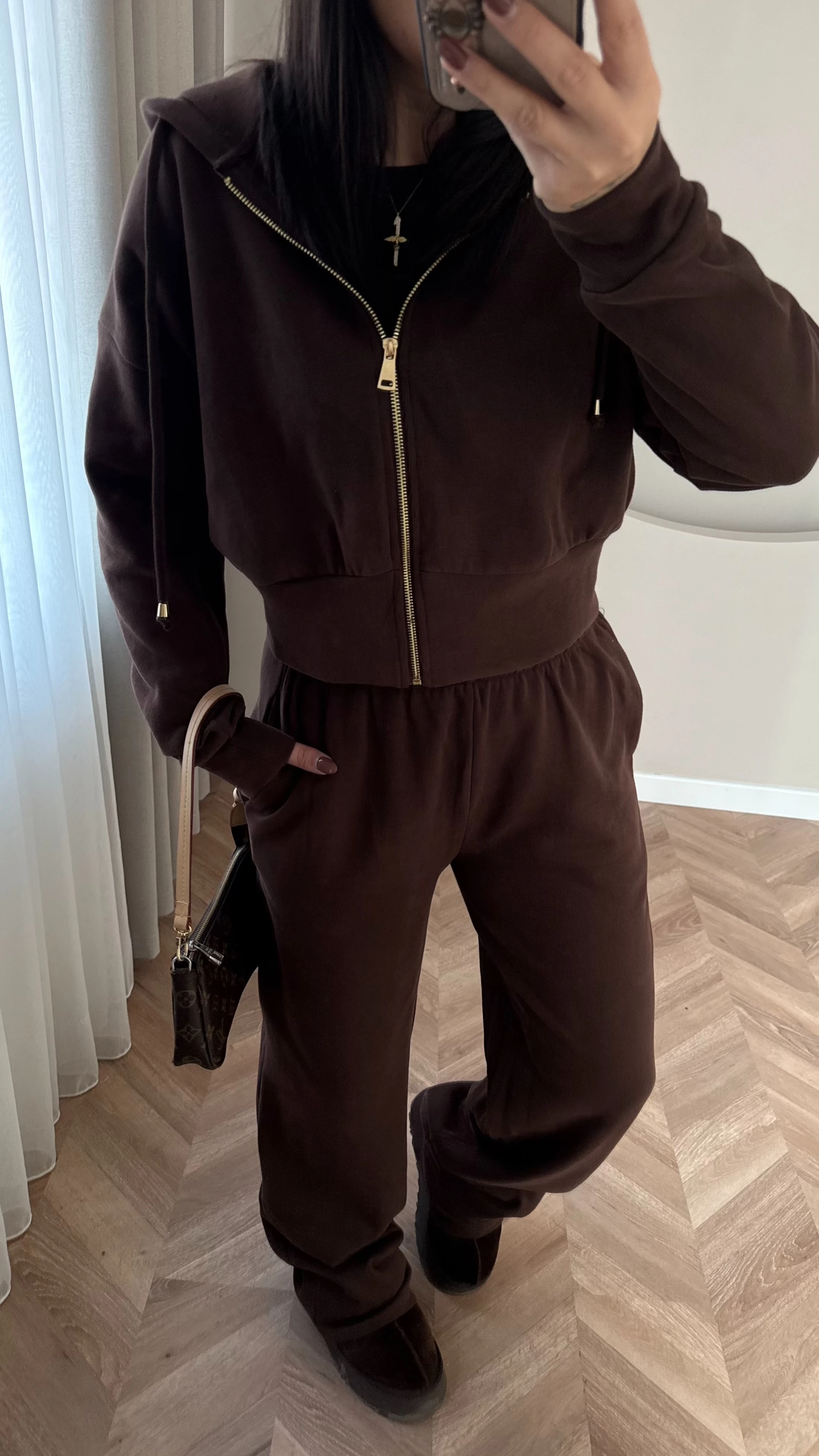 Örme Premium Takım Kahve