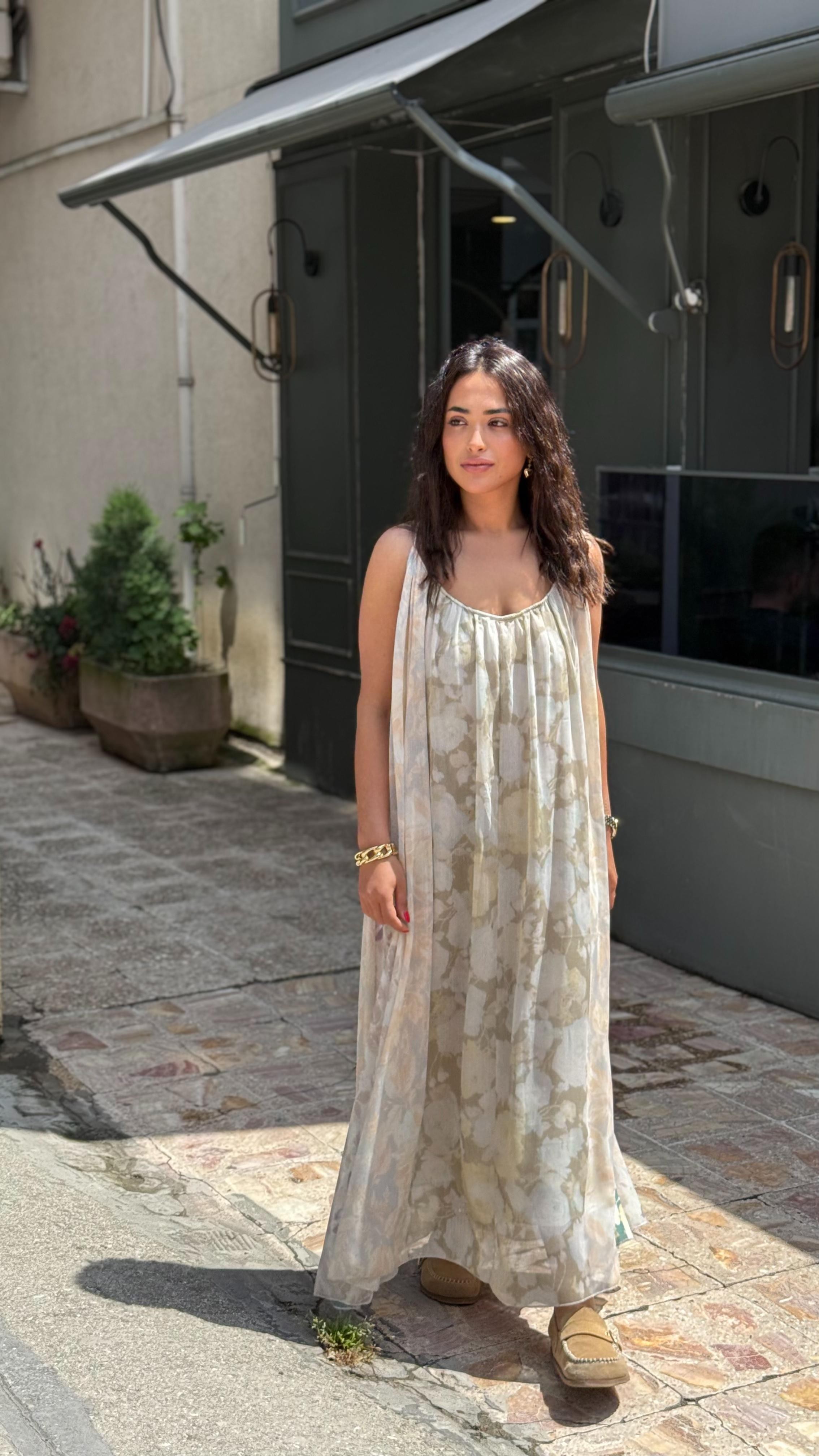 ZR Model Şifon Elbise