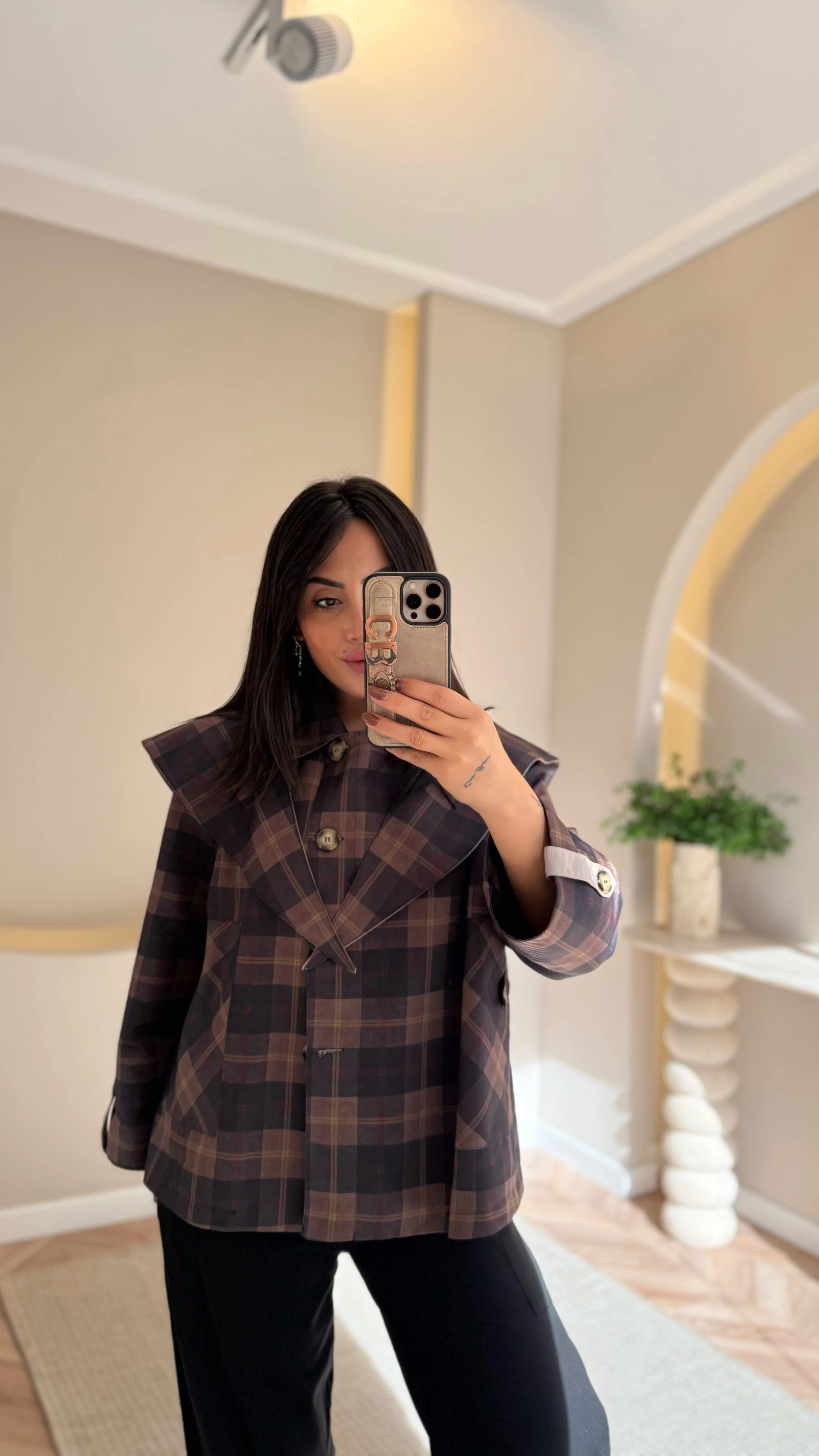 Pelerinli Ekose Trenç