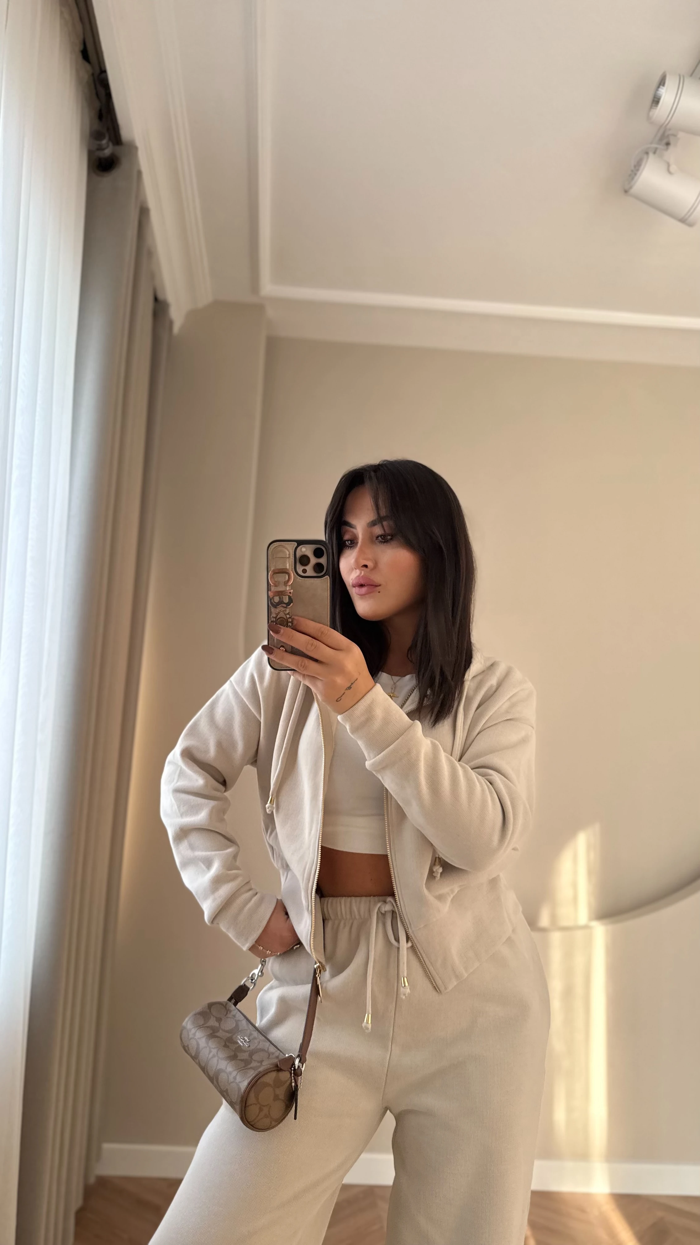 Örme Premium Takım Krem