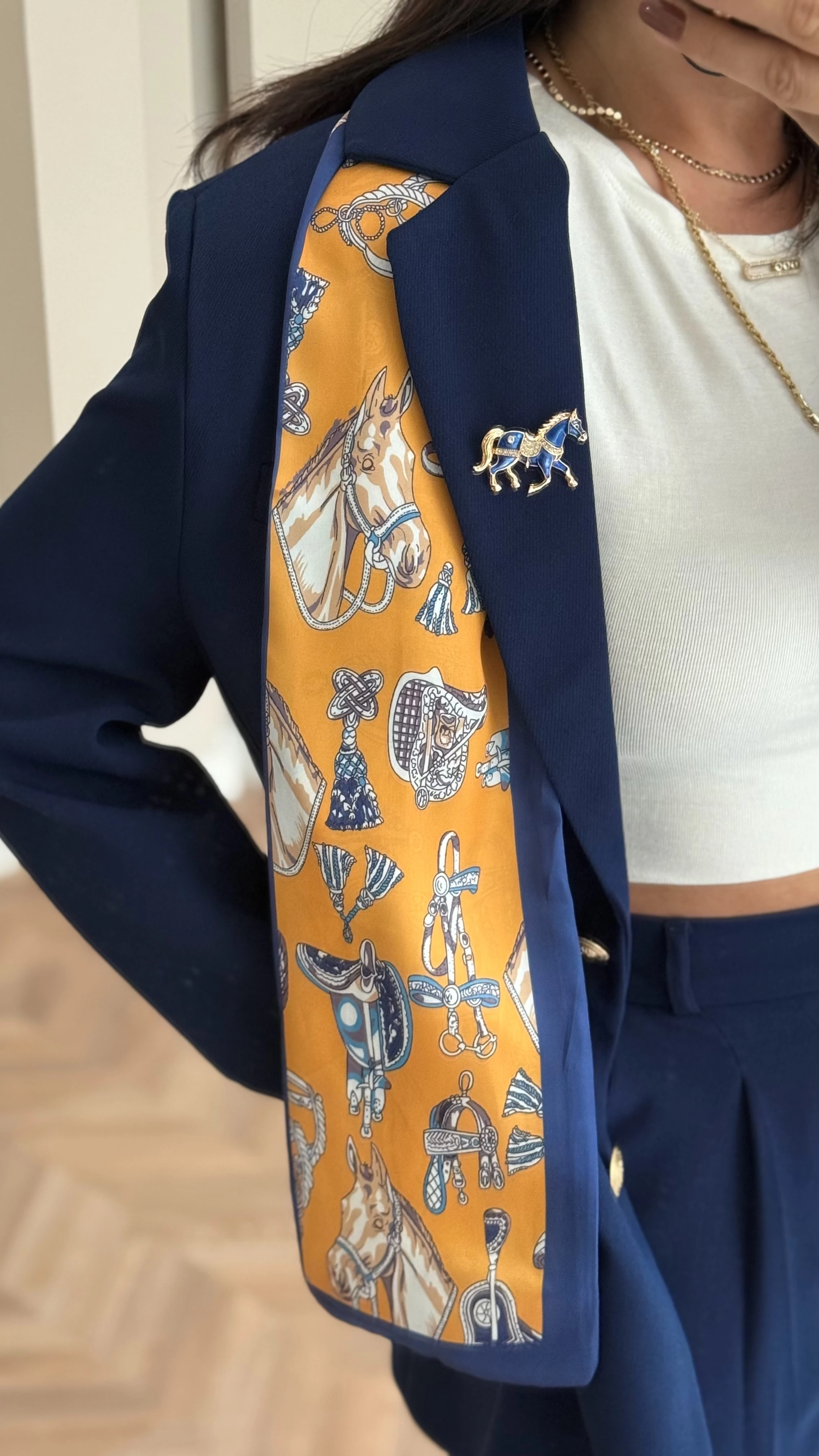 Premium Oversize Takım Lacivert