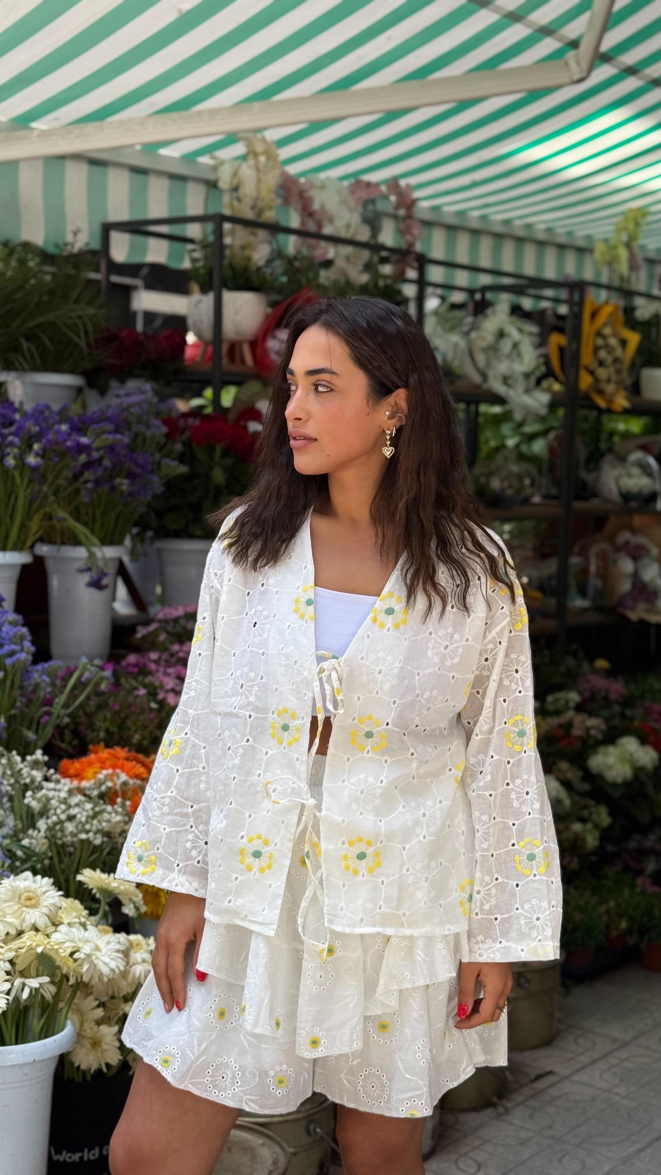 Daisy Bağlamalı Gömlek